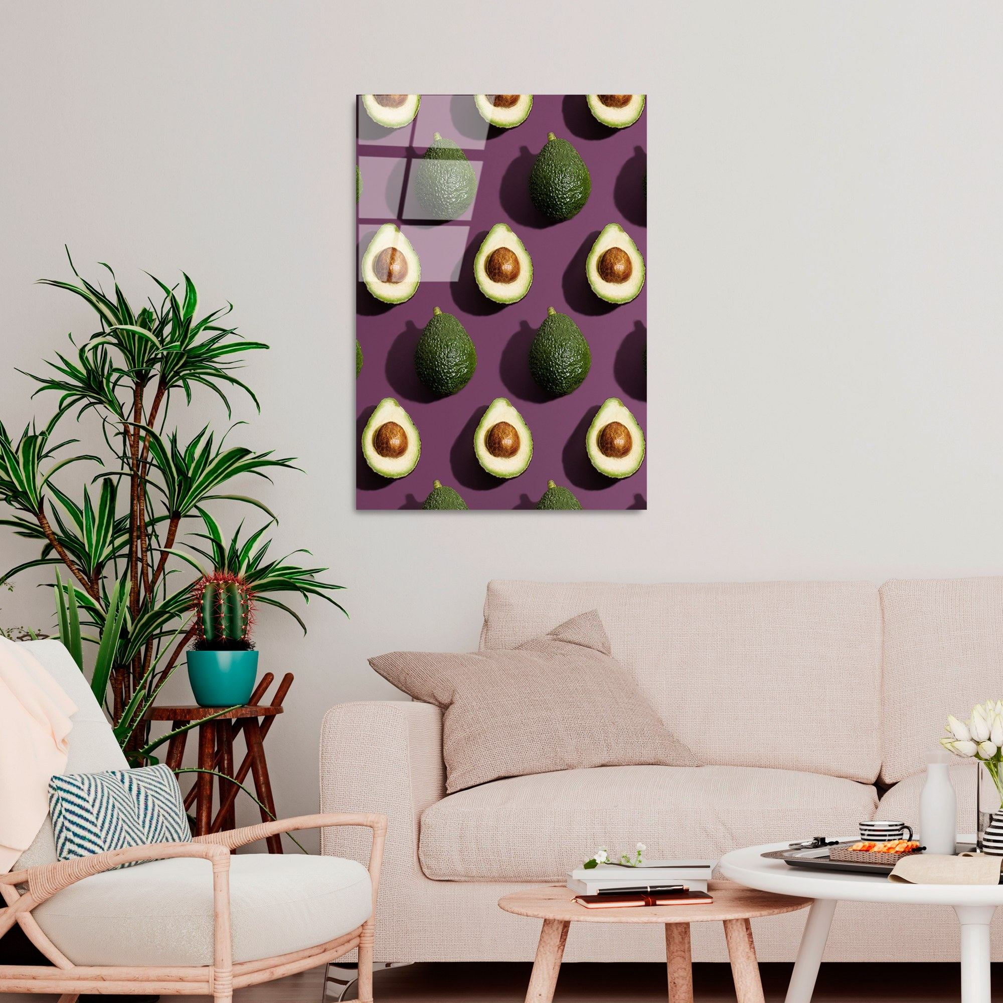 Quadro Decorativo em Vidro Temperado 4 mm (50 x 70 cm) Multicolor – UV-298