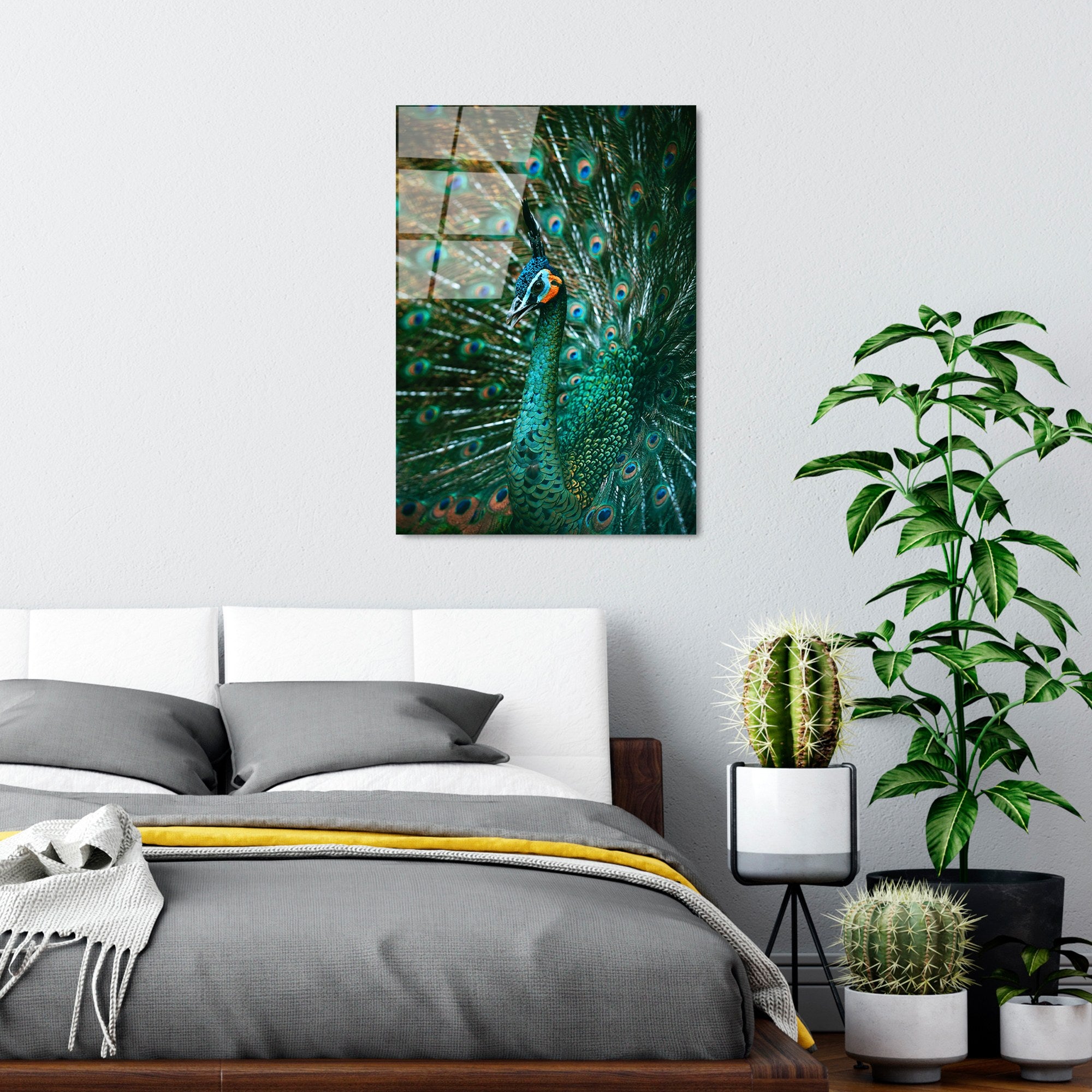 Quadro Decorativo em Vidro Temperado UV-299, 50 x 70 cm, Multicolor, 4 mm