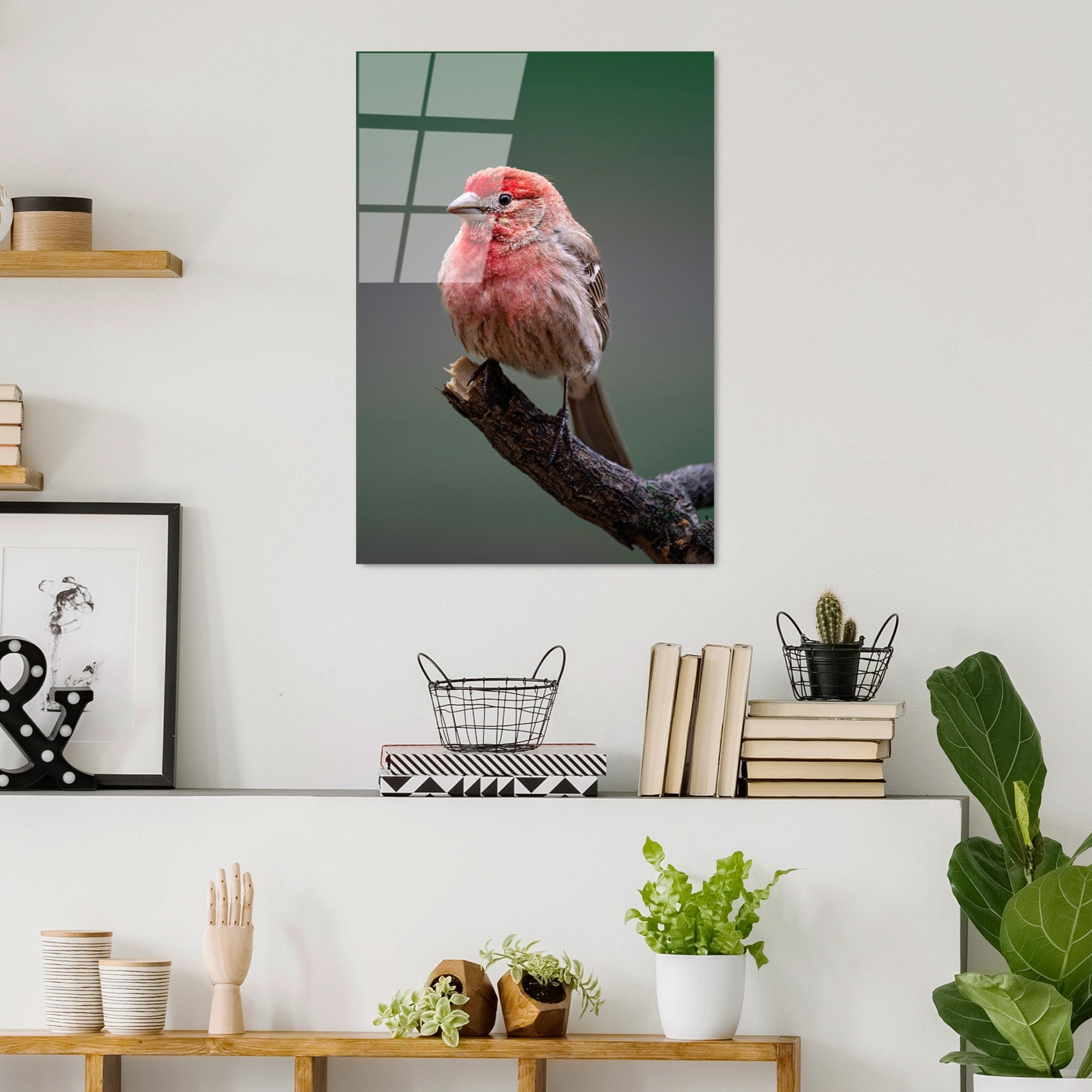 Quadro Decorativo em Vidro Temperado UV-300, Multicolor, 50 x 70 cm (4 mm)