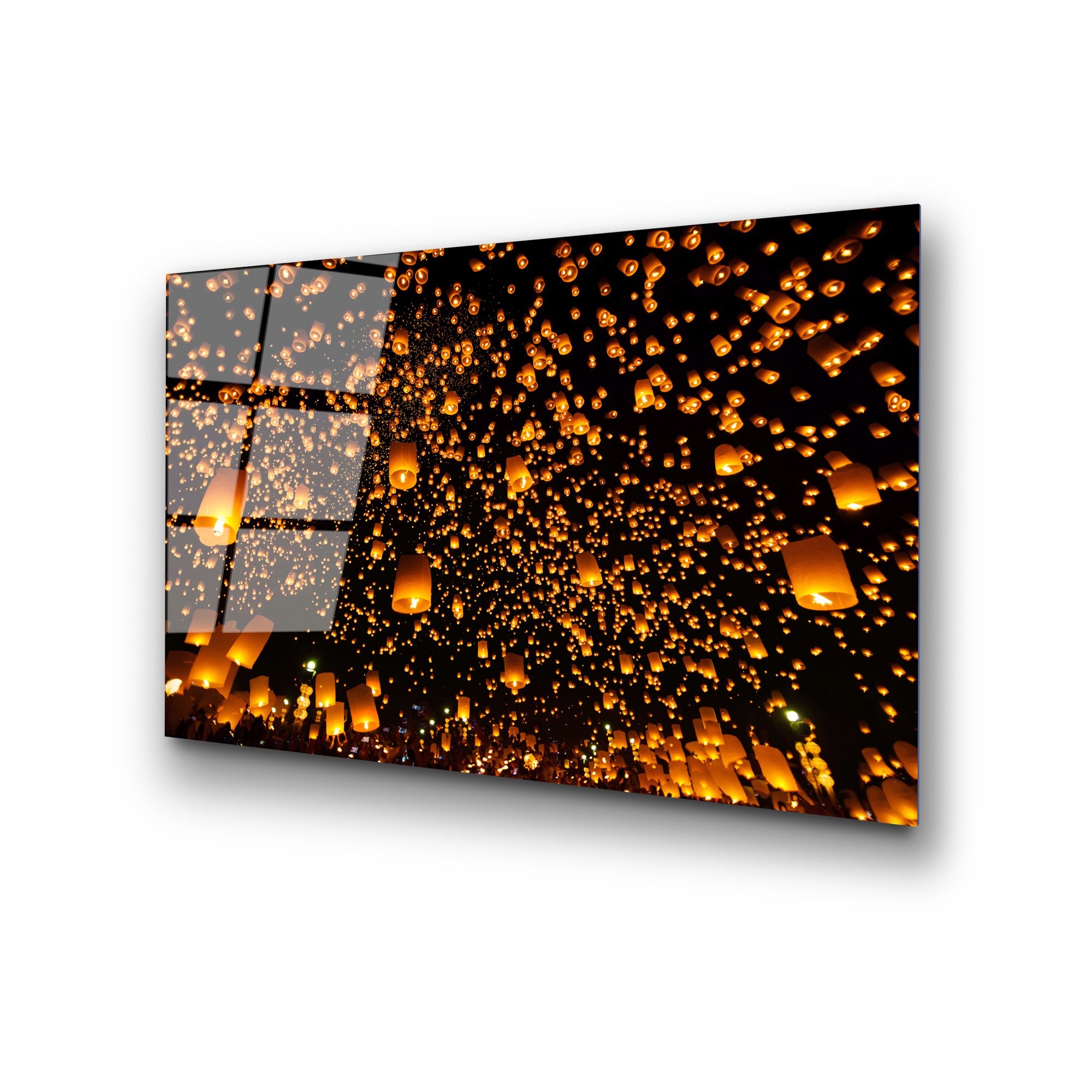 Quadro Decorativo em Vidro Temperado UV-302, 50 x 70 cm, Multicolor, 4 mm