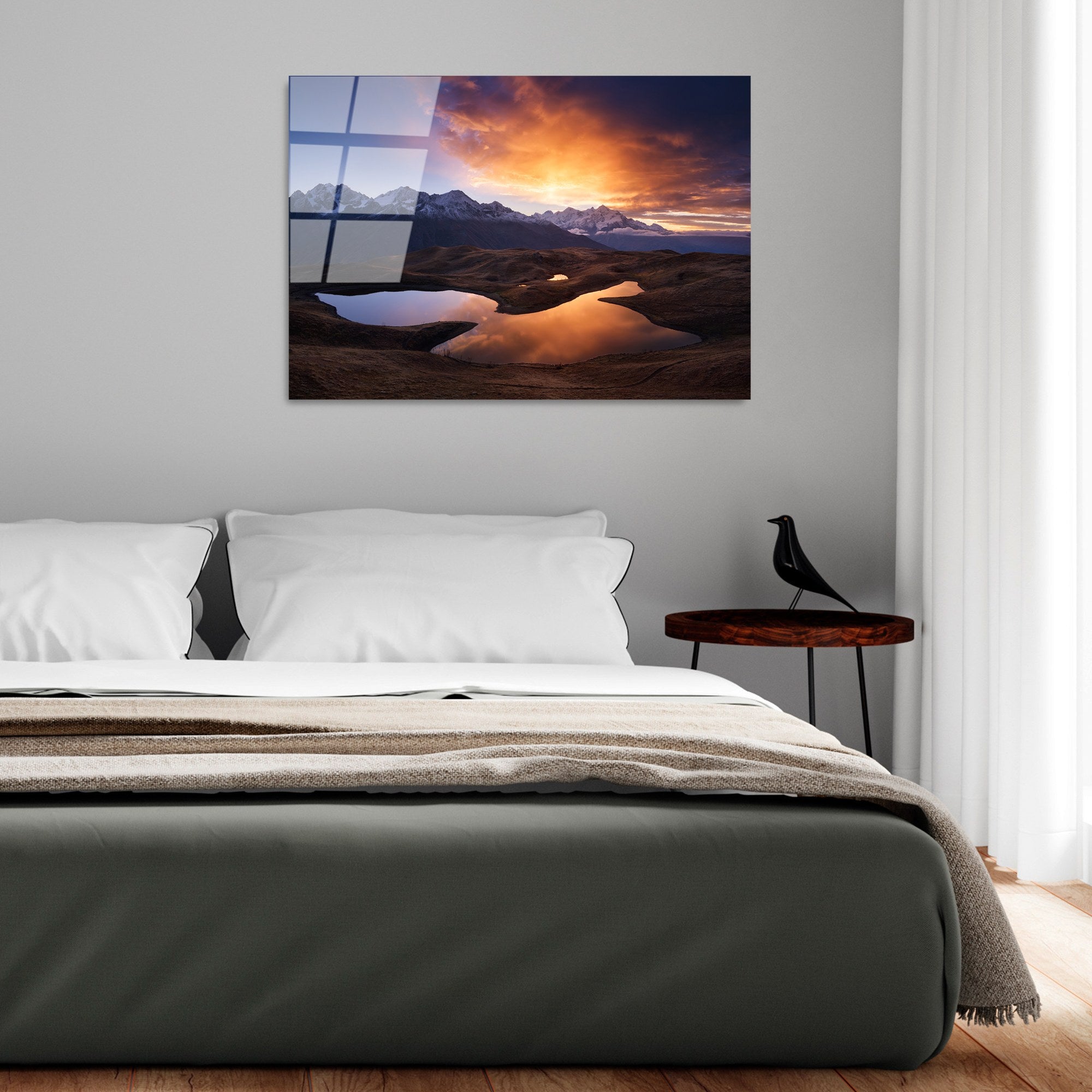 Quadro Decorativo em Vidro Temperado UV-303, 50x70 cm, Multicolor, 4 mm