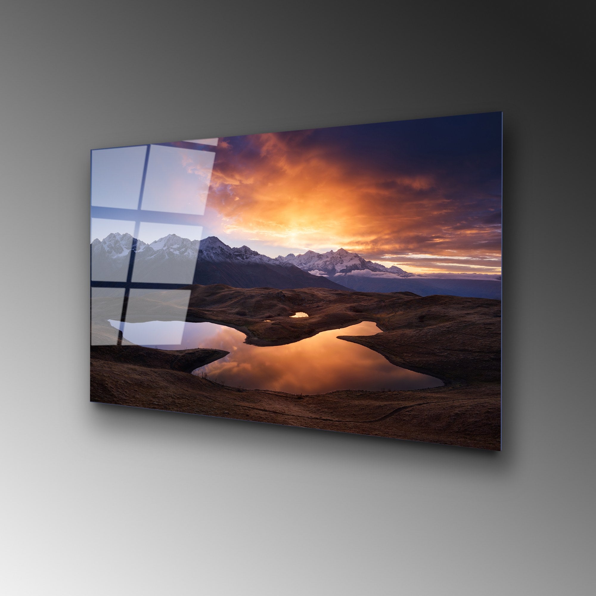 Quadro Decorativo em Vidro Temperado UV-303, 50x70 cm, Multicolor, 4 mm