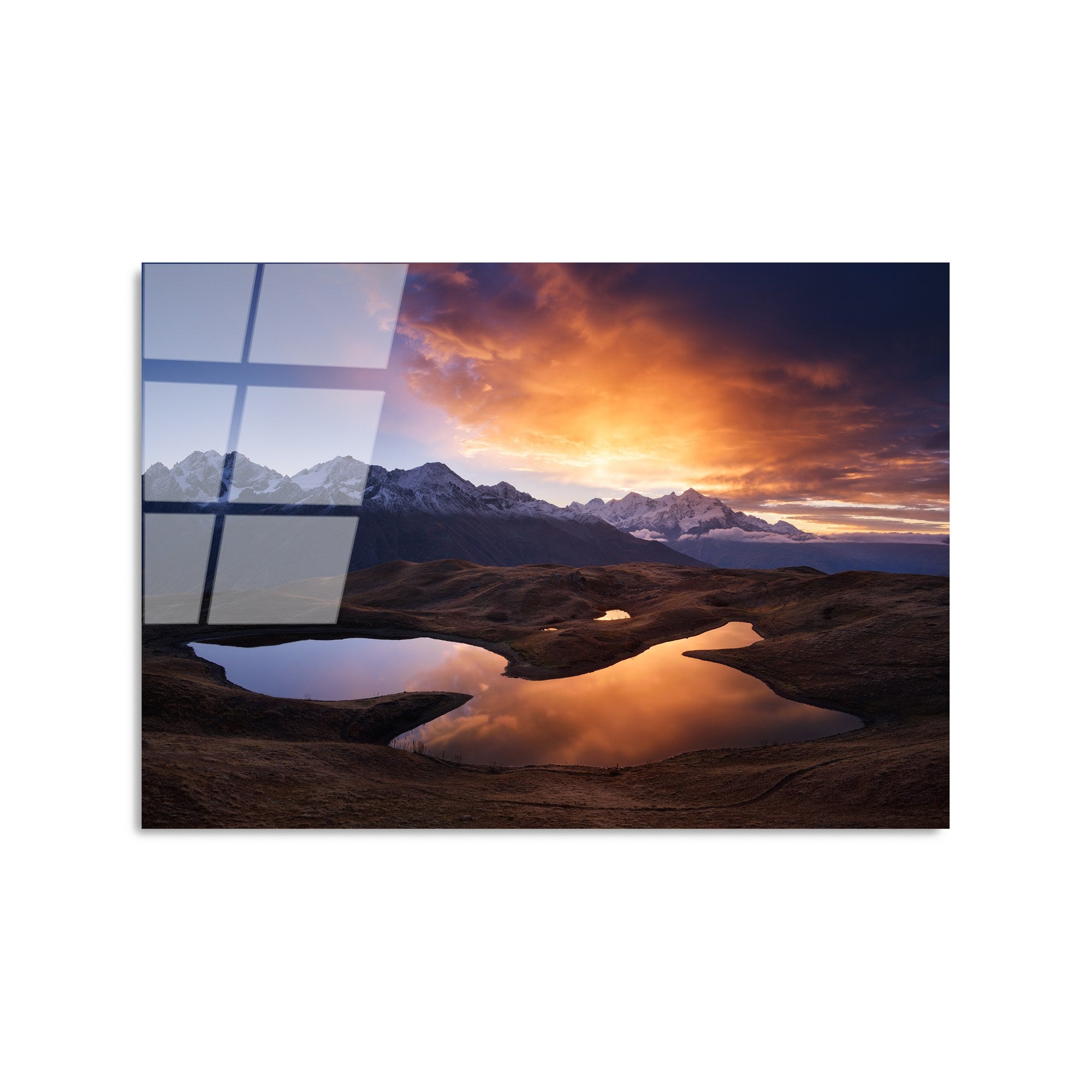 Quadro Decorativo em Vidro Temperado UV-303, 50x70 cm, Multicolor, 4 mm