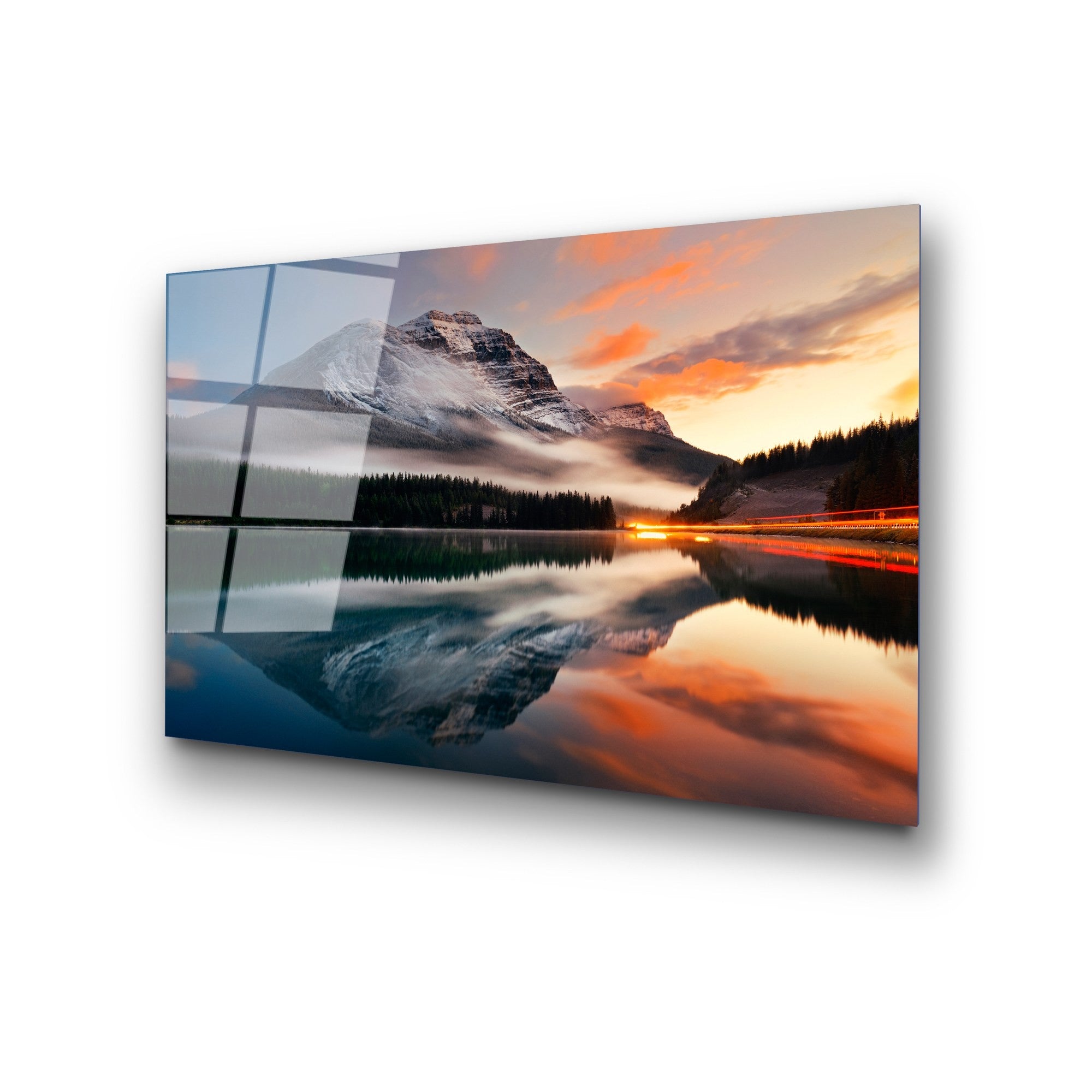 Quadro Decorativo em Vidro Temperado UV-304, Multicolor, 50 x 70 cm (4 mm)