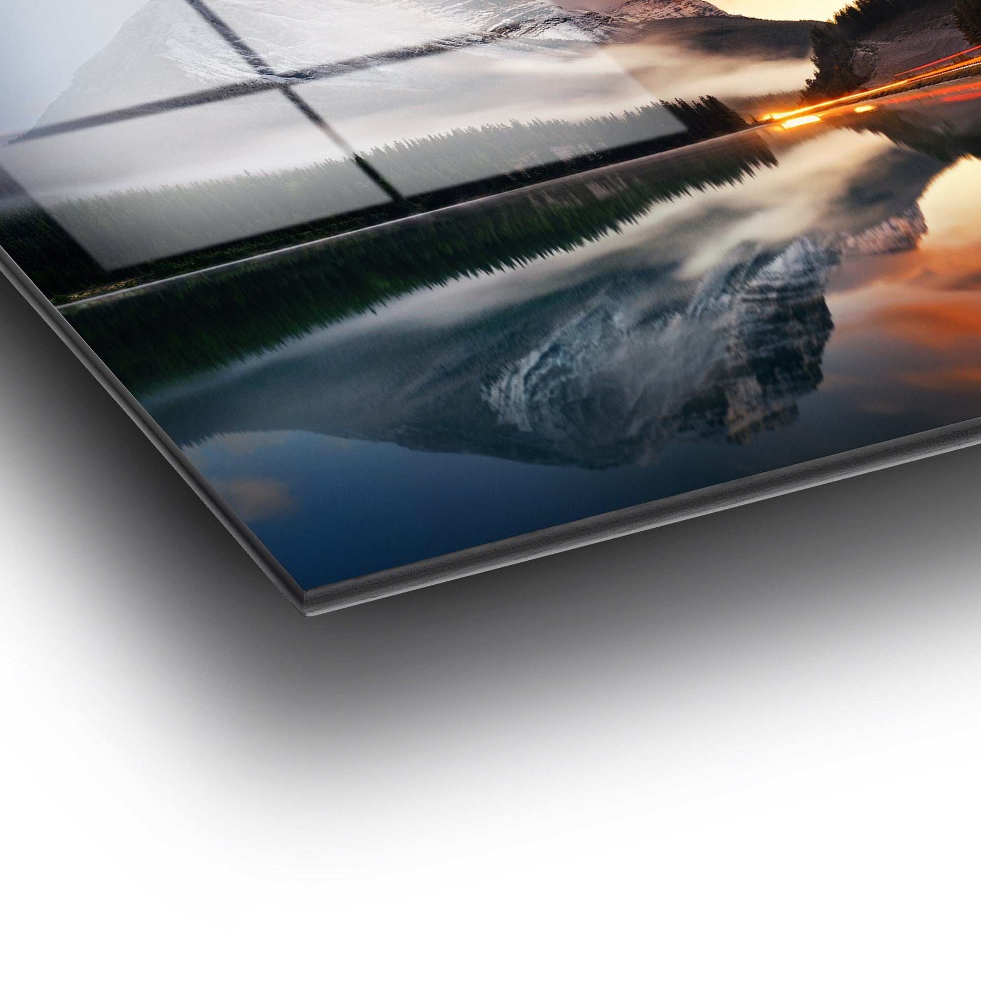 Quadro Decorativo em Vidro Temperado UV-304, Multicolor, 50 x 70 cm (4 mm)