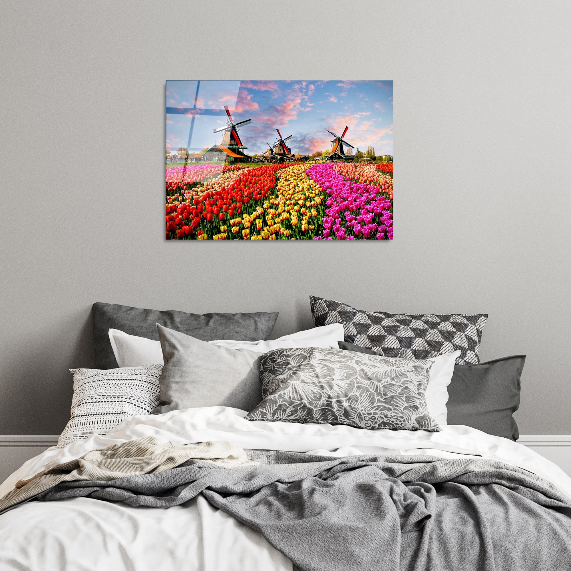 Quadro Decorativo em Vidro Temperado UV-308, Multicor, 50 x 70 cm, 4 mm