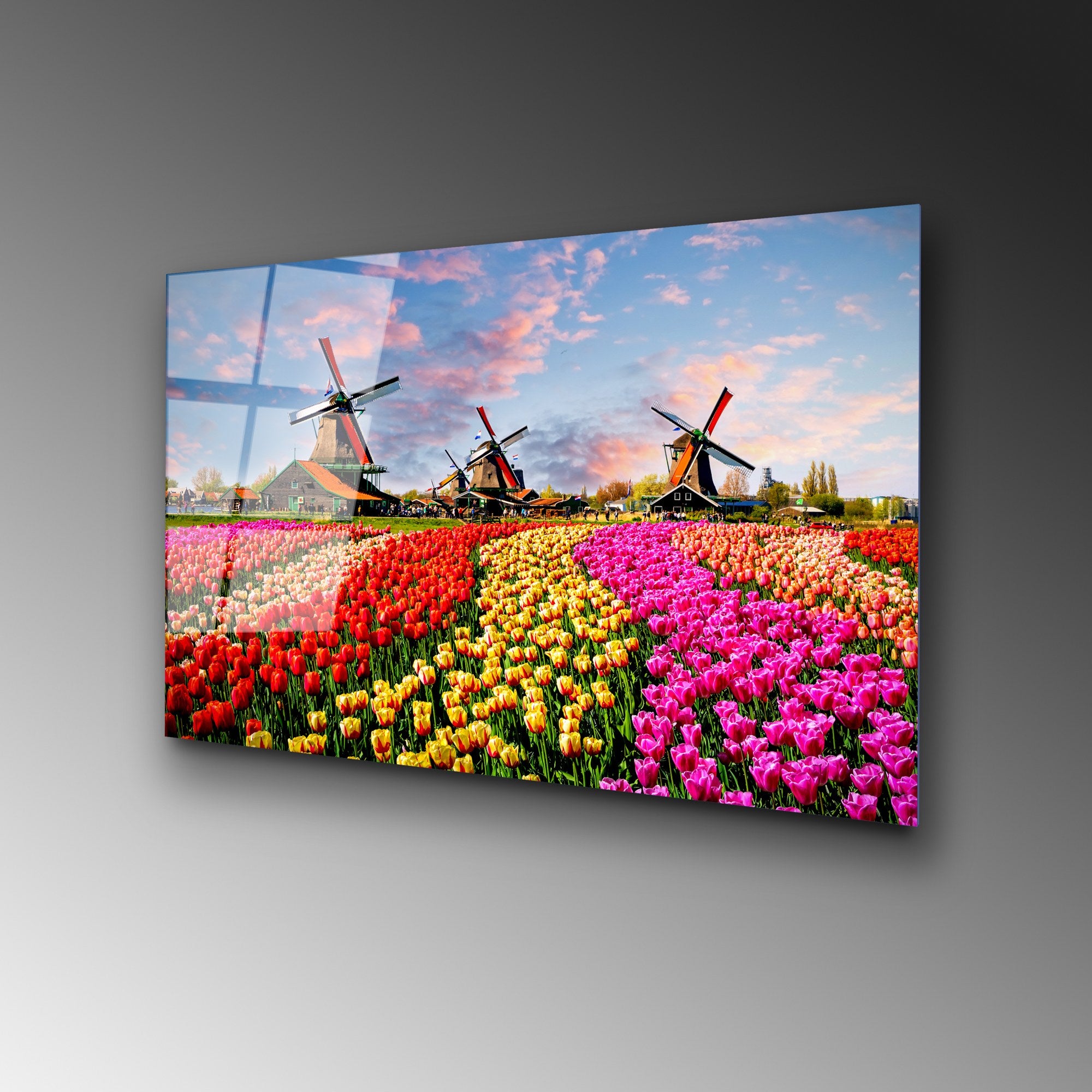 Quadro Decorativo em Vidro Temperado UV-308, Multicor, 50 x 70 cm, 4 mm