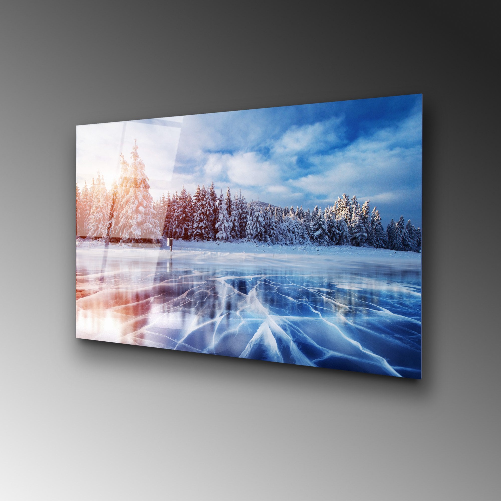 Quadro Decorativo em Vidro Temperado UV-309, Multicolor, 50 x 70 cm, 4 mm