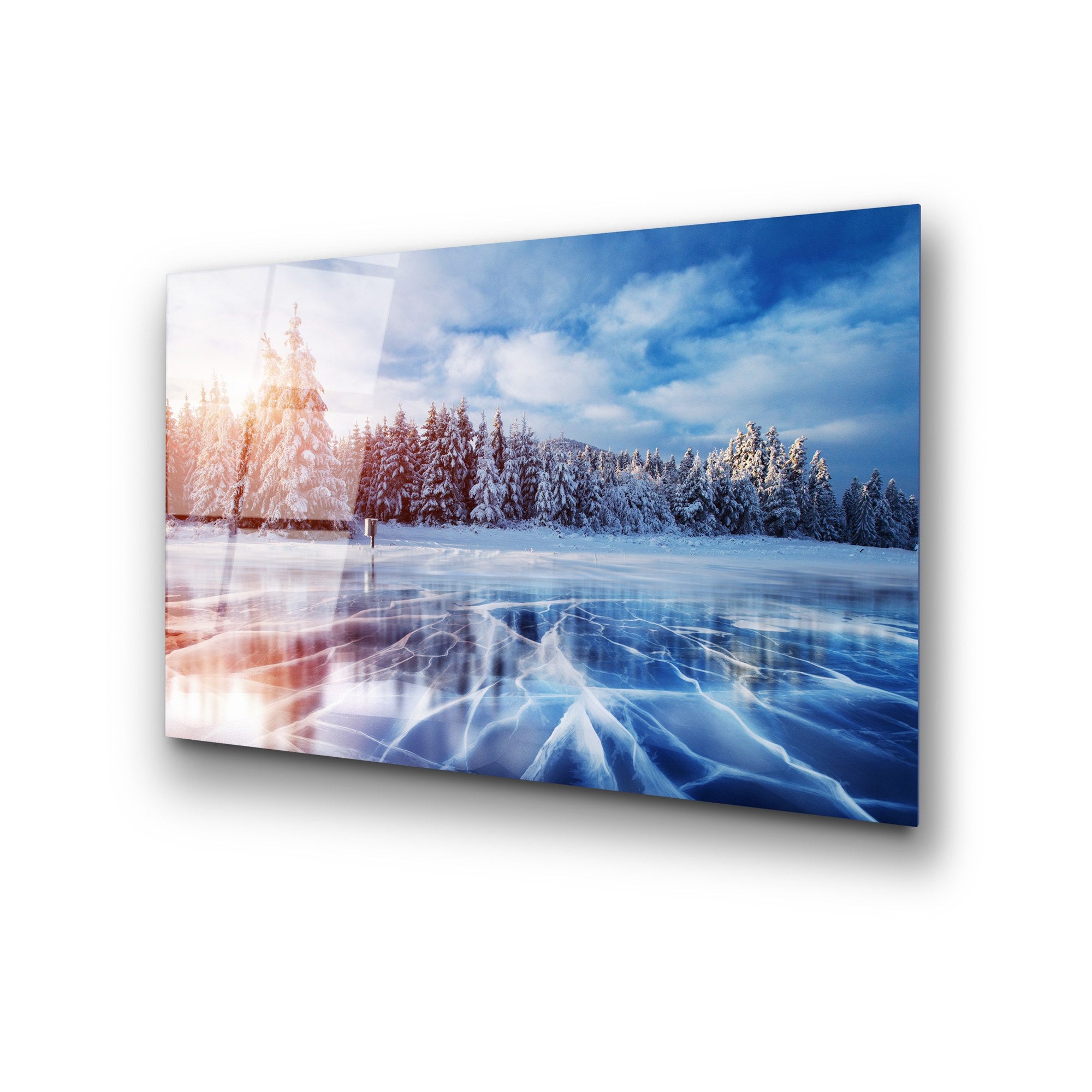 Quadro Decorativo em Vidro Temperado UV-309, Multicolor, 50 x 70 cm, 4 mm