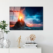 Quadro Decorativo em Vidro Temperado UV-310 (50 x 70 cm), Multicolor, 4 mm