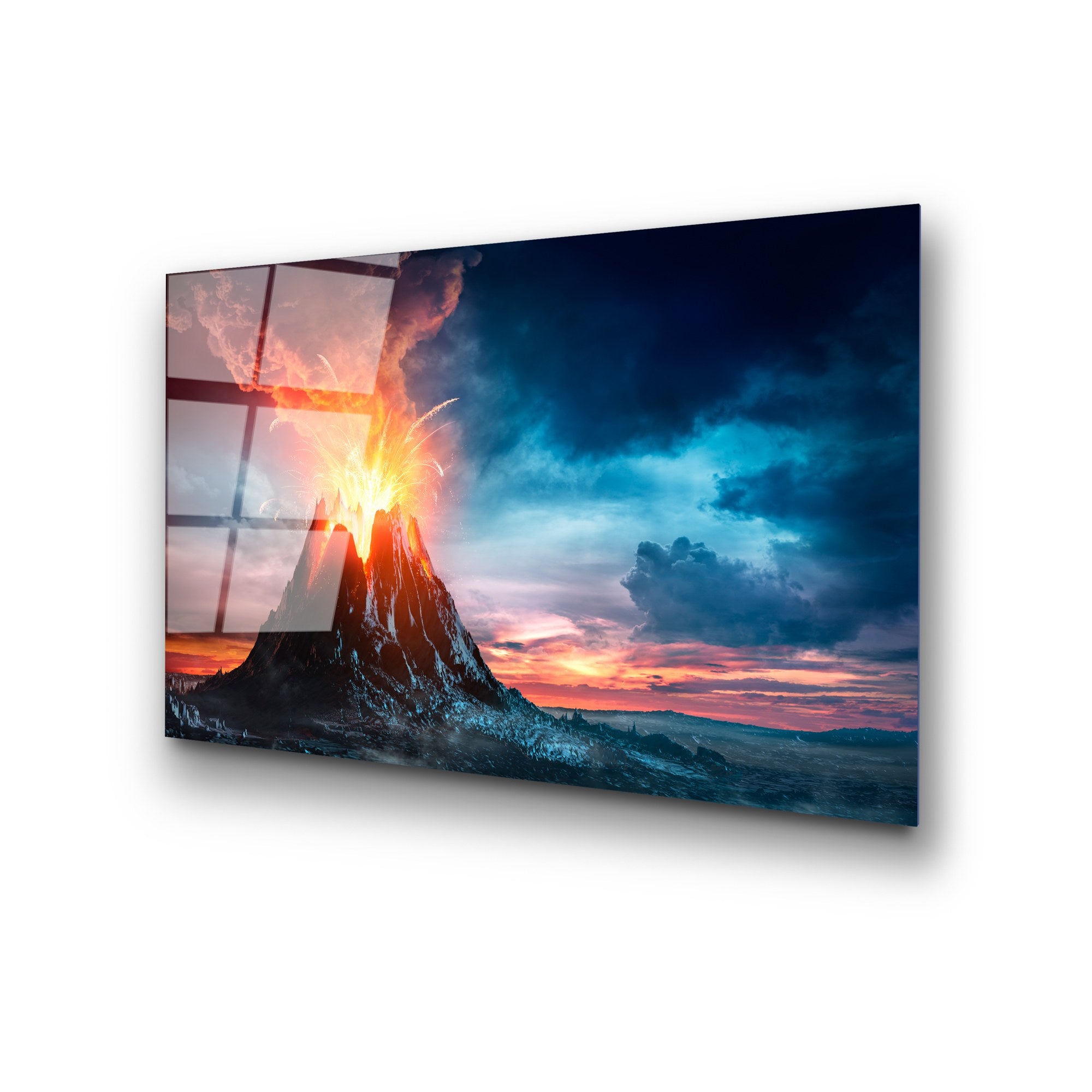 Quadro Decorativo em Vidro Temperado UV-310 (50 x 70 cm), Multicolor, 4 mm