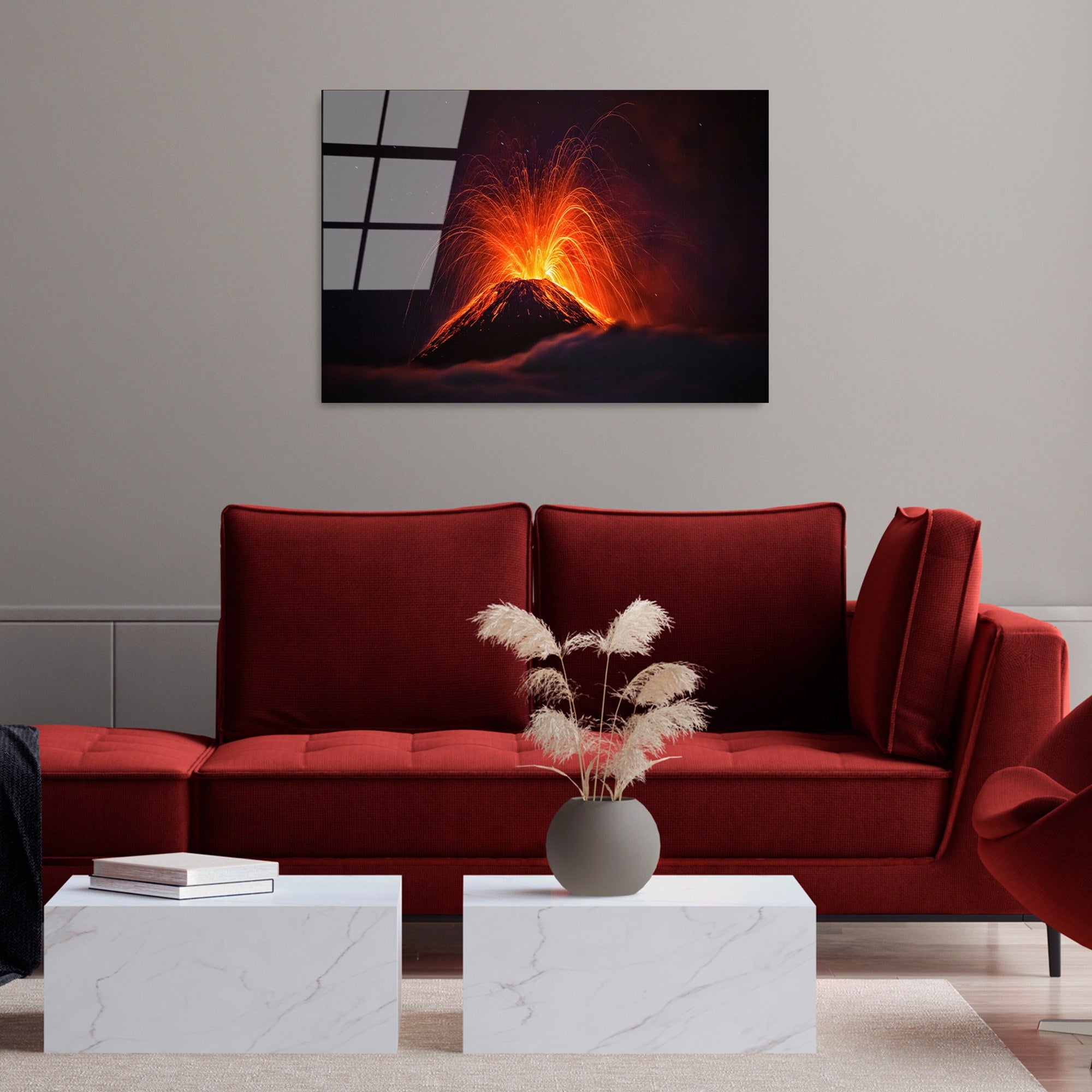 Quadro Decorativo em Vidro Temperado UV-311 (50 x 70 cm) — Multicolor, 4 mm, Elegância Duradoura