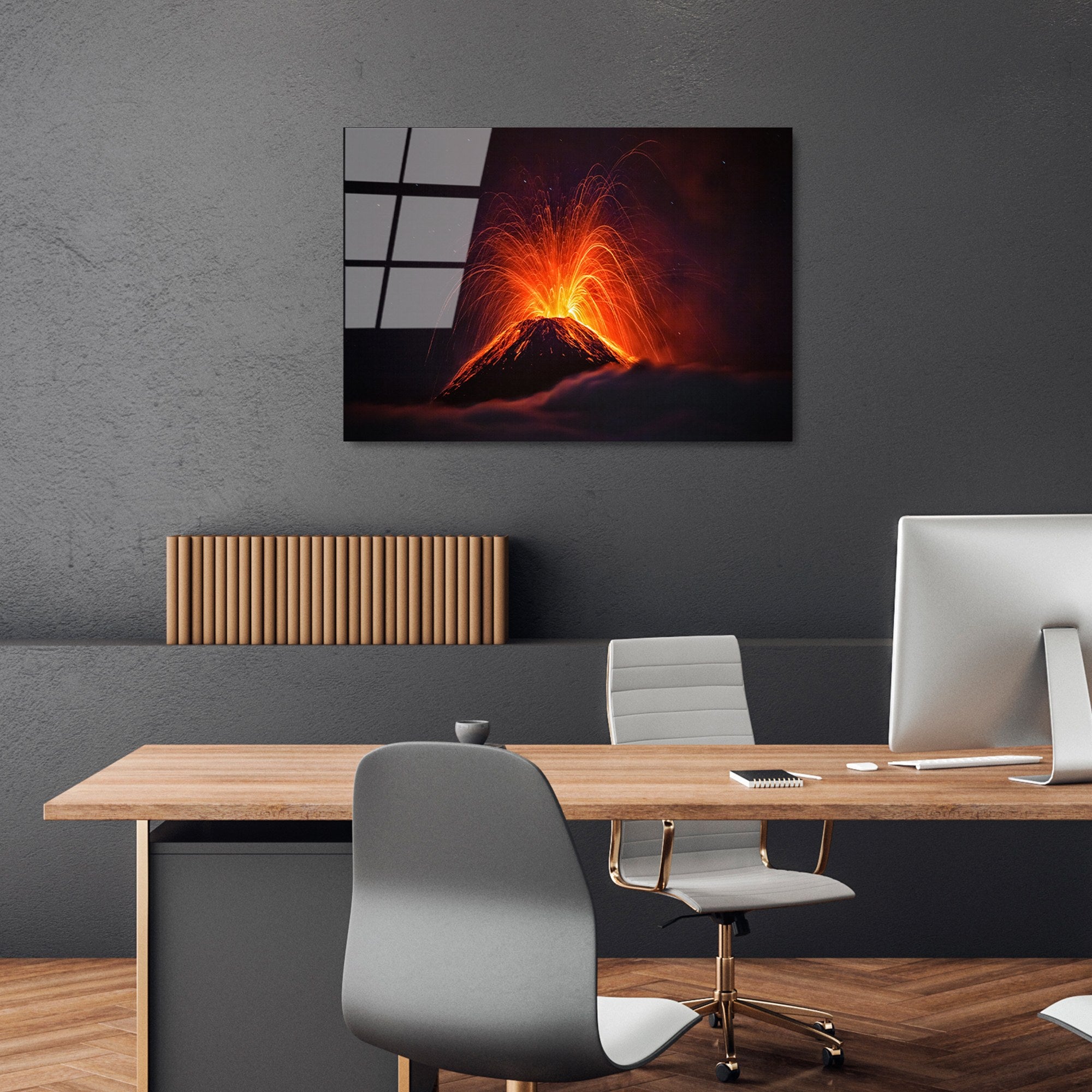 Quadro Decorativo em Vidro Temperado UV-311 (50 x 70 cm) — Multicolor, 4 mm, Elegância Duradoura