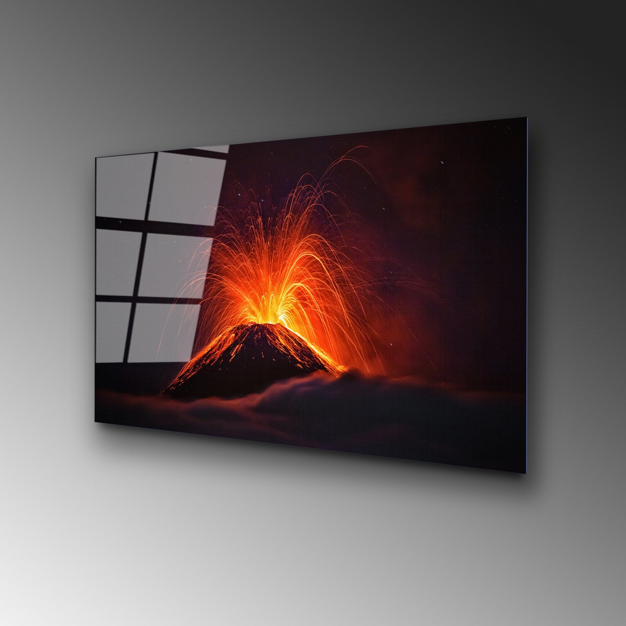 Quadro Decorativo em Vidro Temperado UV-311 (50 x 70 cm) — Multicolor, 4 mm, Elegância Duradoura