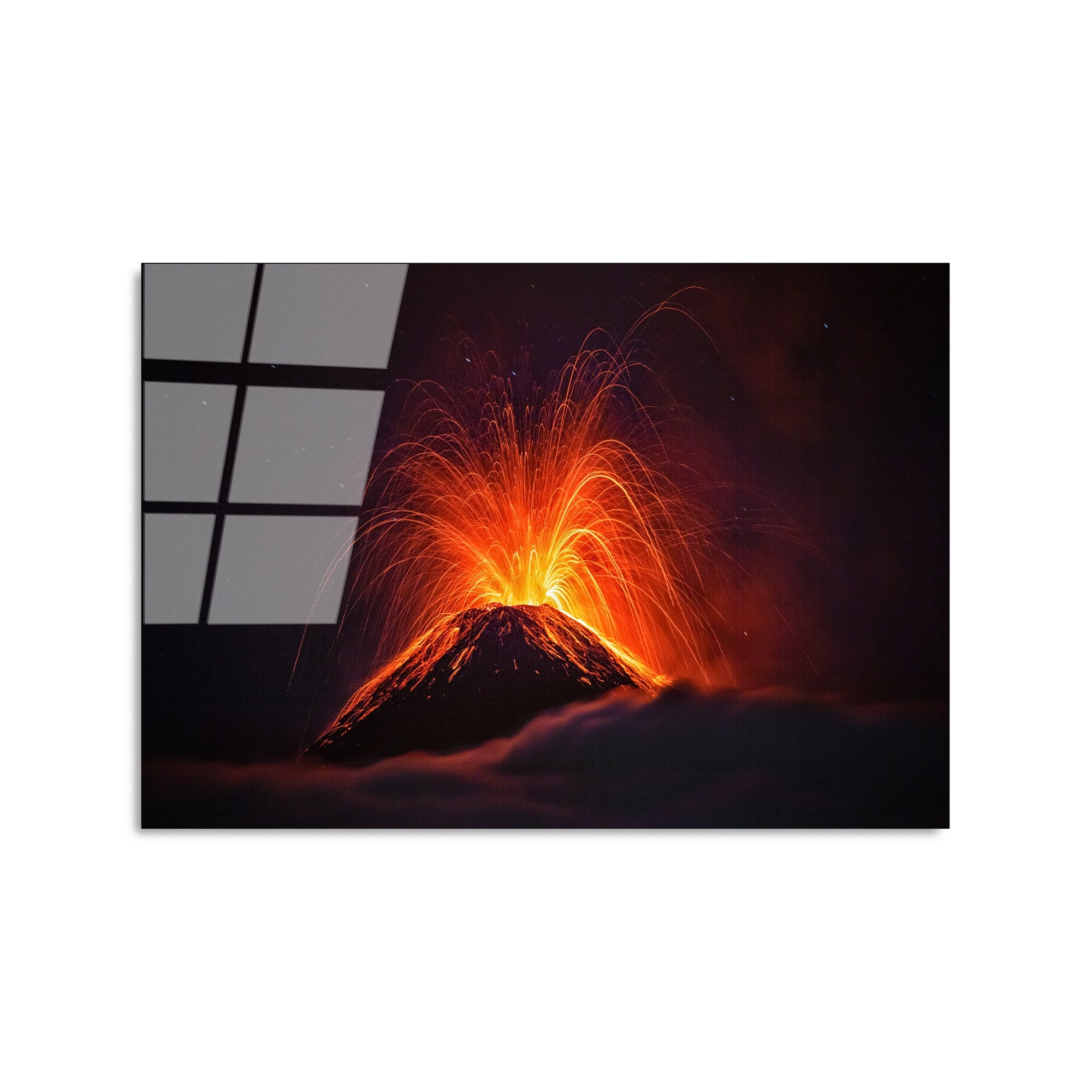 Quadro Decorativo em Vidro Temperado UV-311 (50 x 70 cm) — Multicolor, 4 mm, Elegância Duradoura