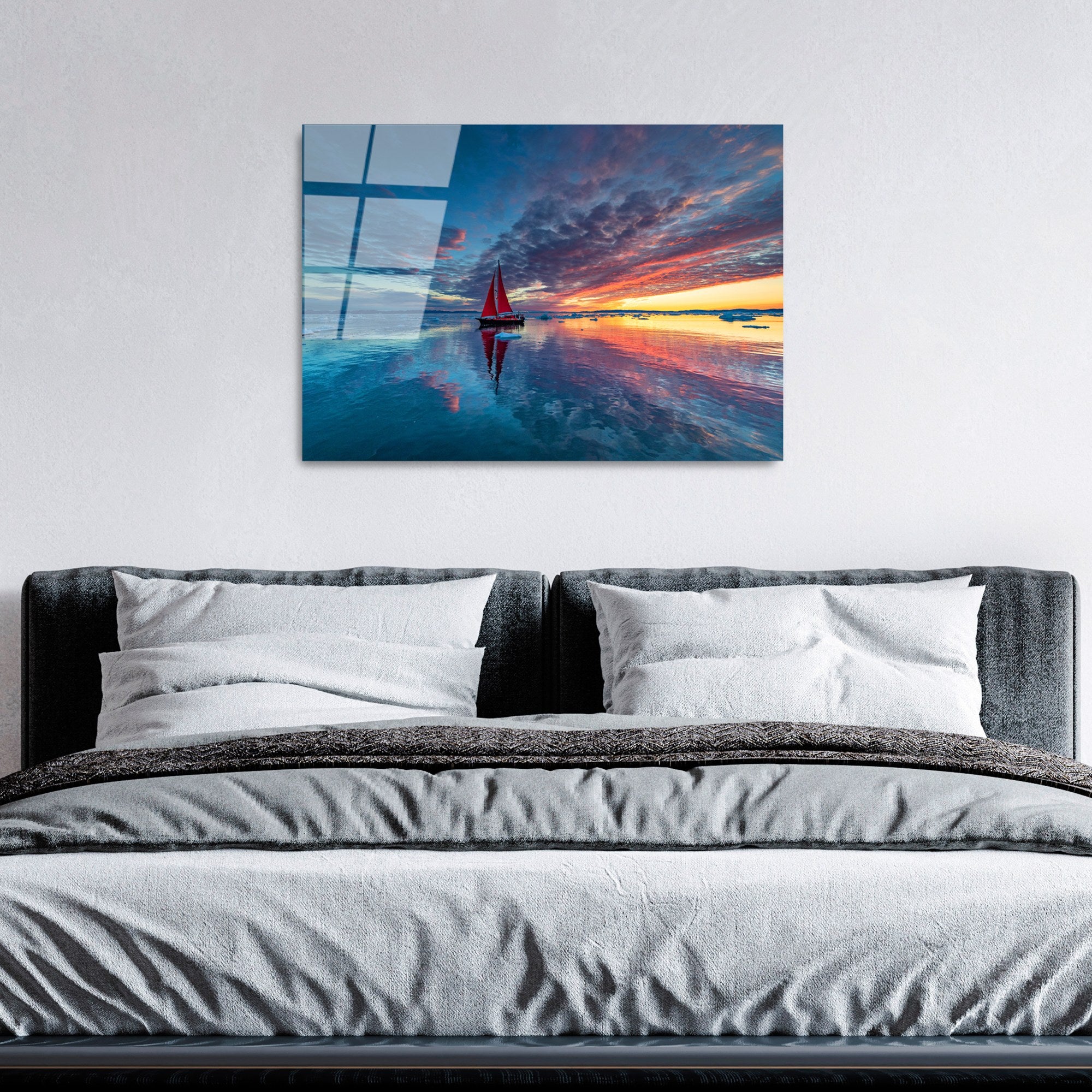 Quadro Decorativo em Vidro Temperado UV-312, 50 x 70 cm, Multicolor (4 mm)