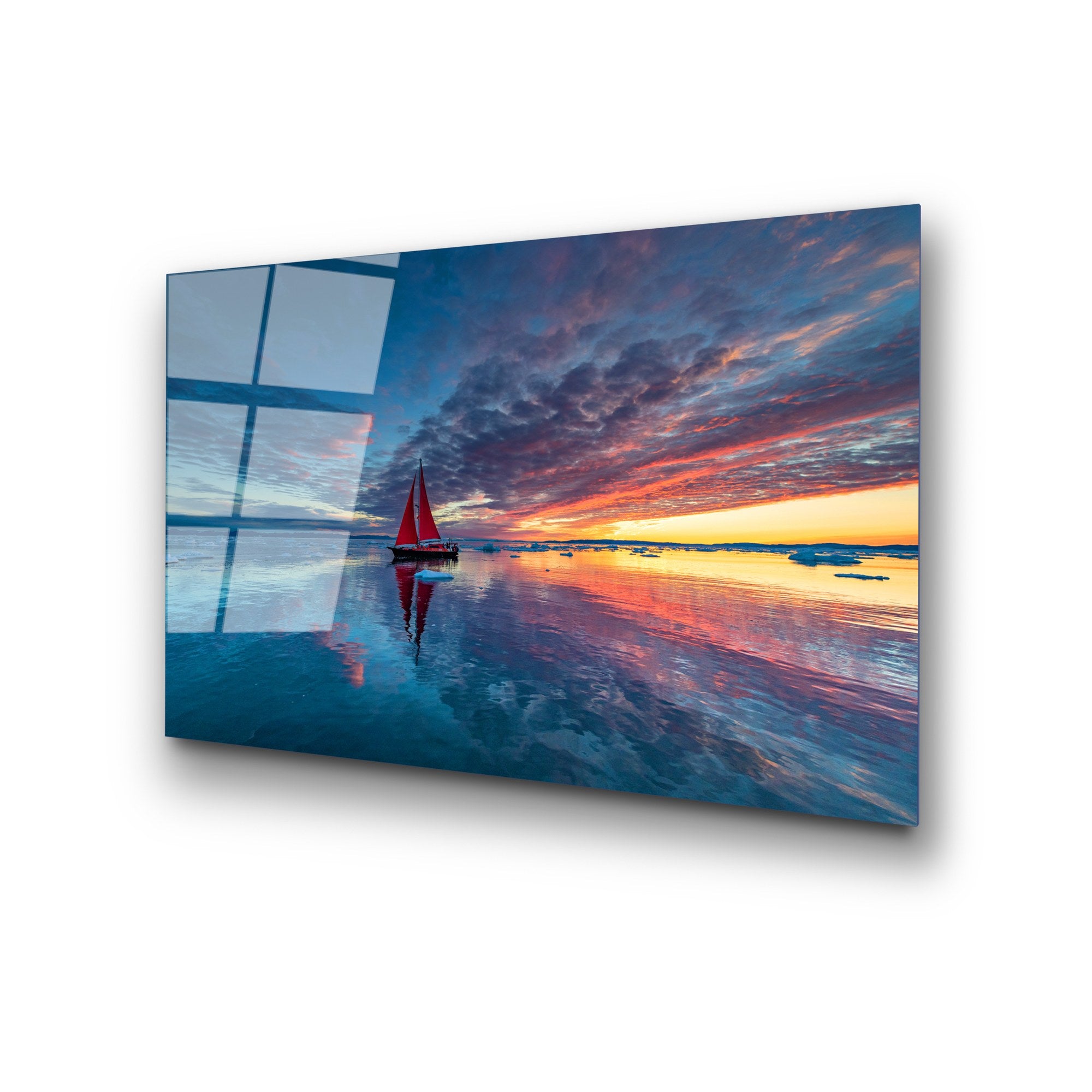 Quadro Decorativo em Vidro Temperado UV-312, 50 x 70 cm, Multicolor (4 mm)