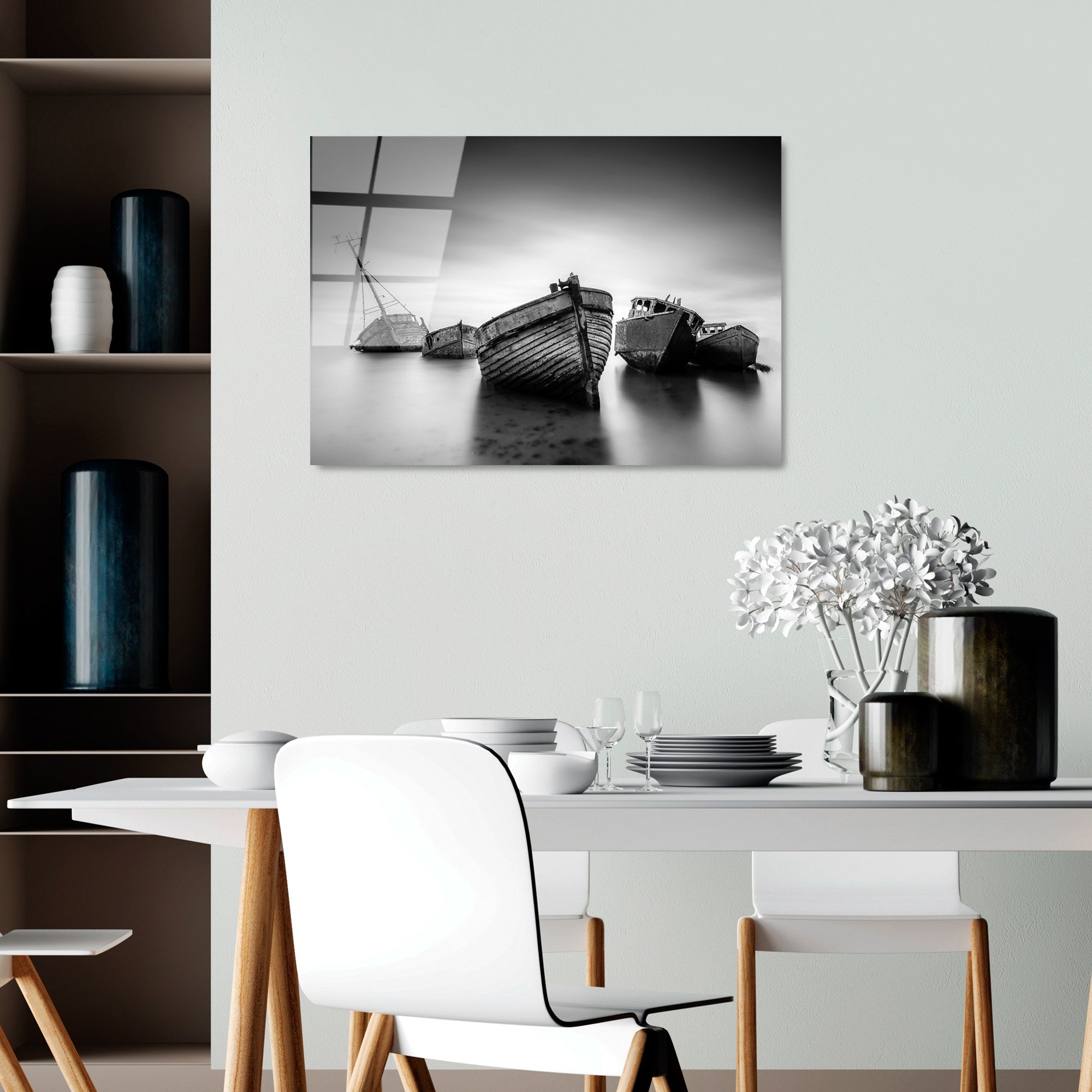 Quadro Decorativo em Vidro Temperado UV-313, Multicolor, 50 x 70 cm, 4 mm