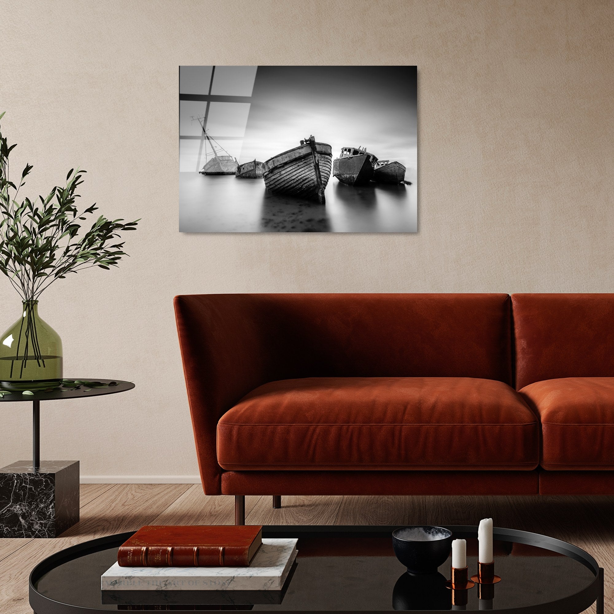 Quadro Decorativo em Vidro Temperado UV-313, Multicolor, 50 x 70 cm, 4 mm