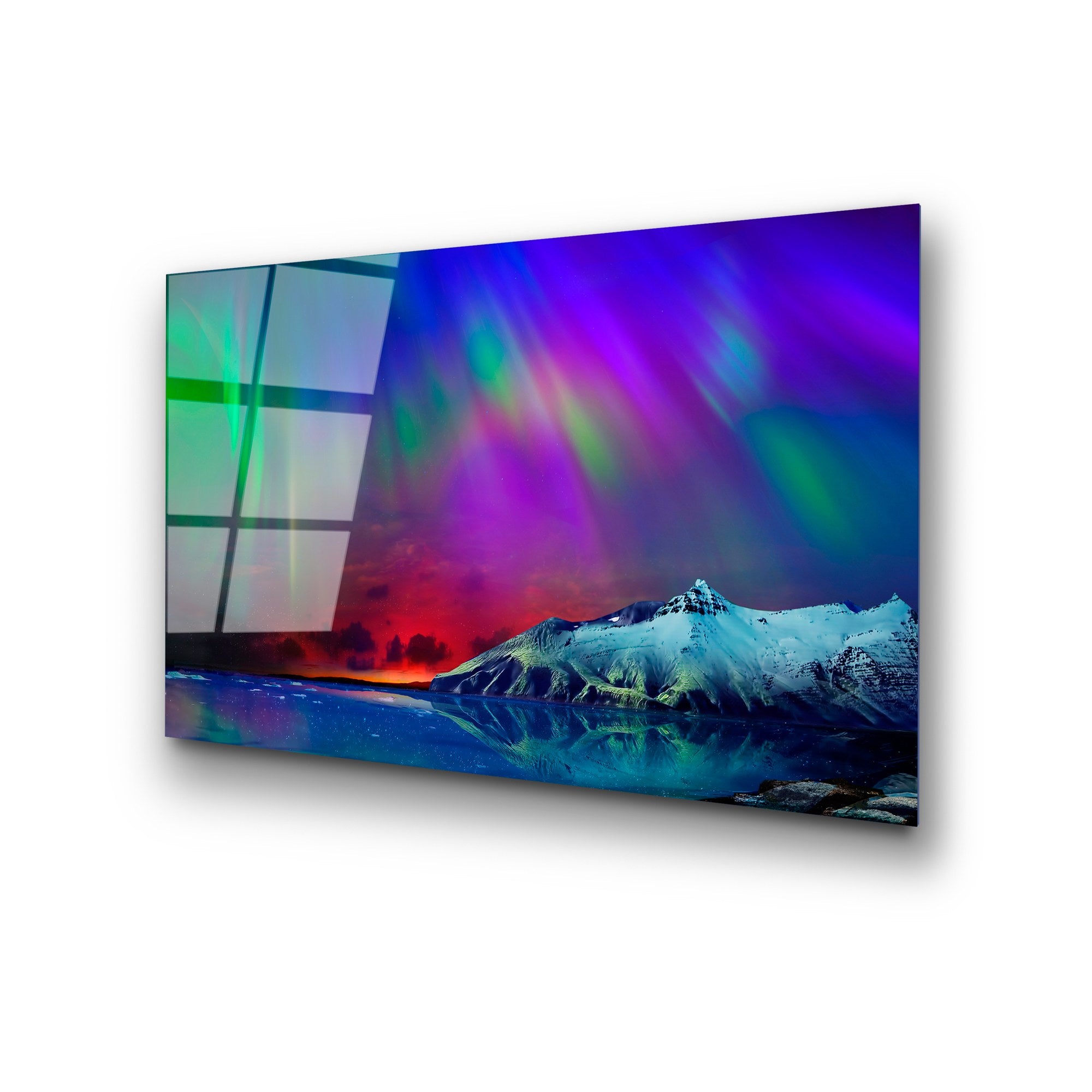 Quadro Decorativo em Vidro Temperado UV-314, Multicolor, 50 x 70 cm (4 mm)