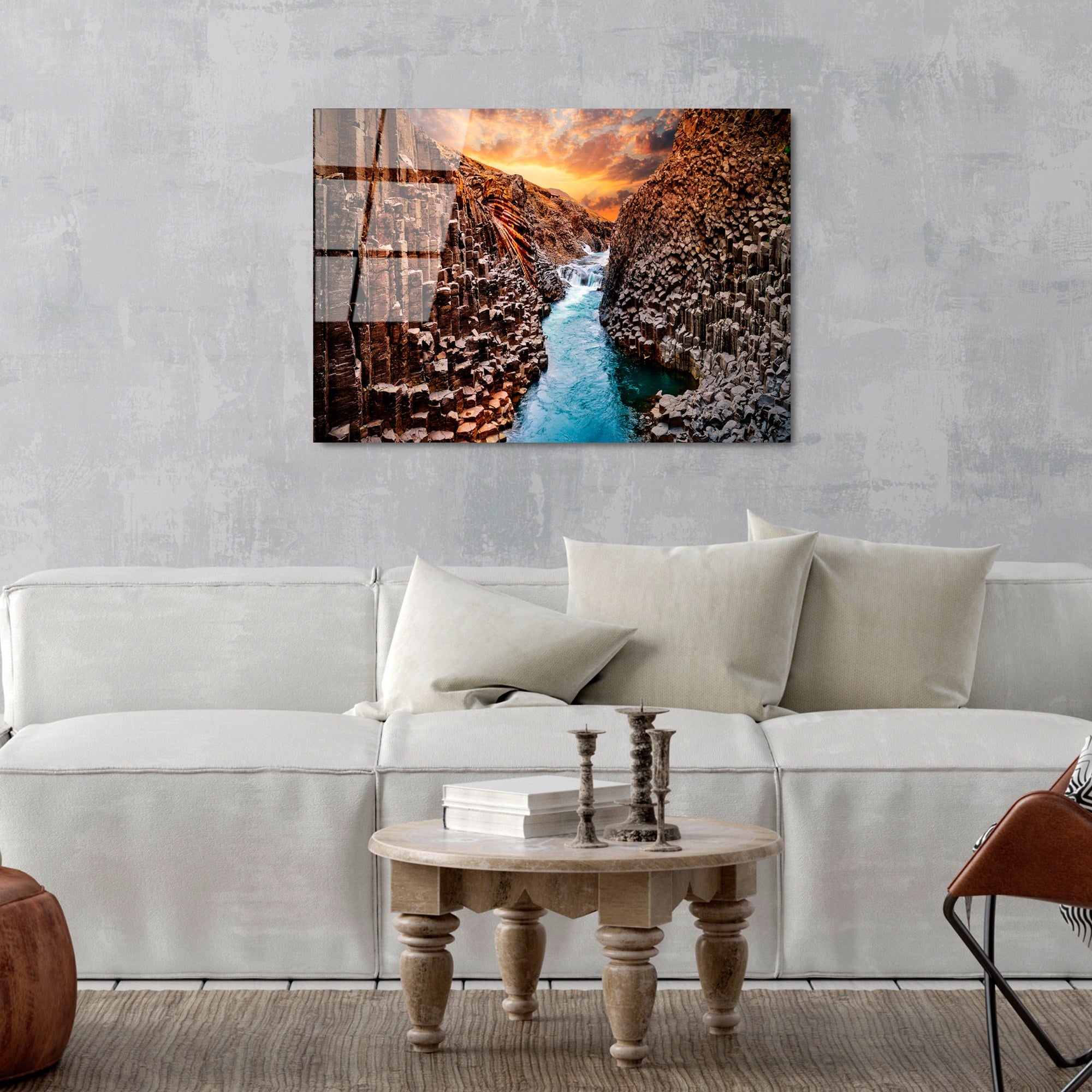 Quadro Decorativo em Vidro Temperado Multicolor 50x70 cm UV-315 (4 mm)