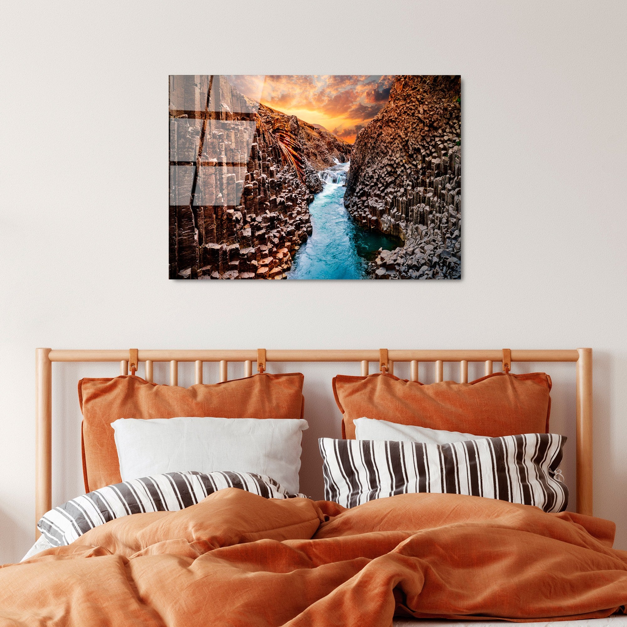 Quadro Decorativo em Vidro Temperado Multicolor 50x70 cm UV-315 (4 mm)