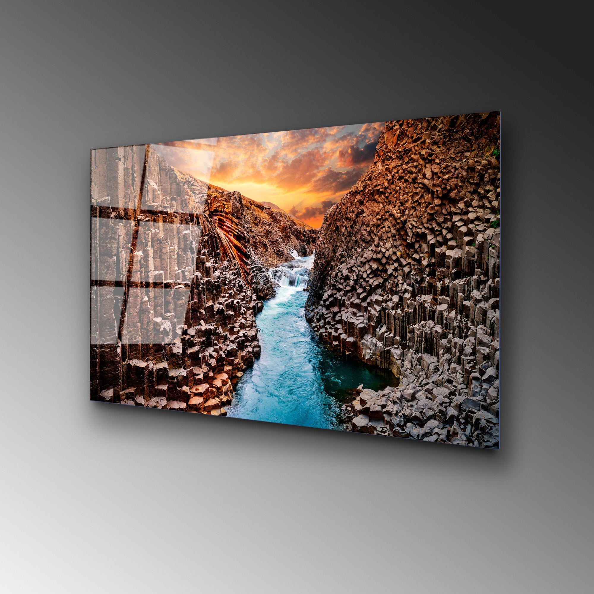 Quadro Decorativo em Vidro Temperado Multicolor 50x70 cm UV-315 (4 mm)