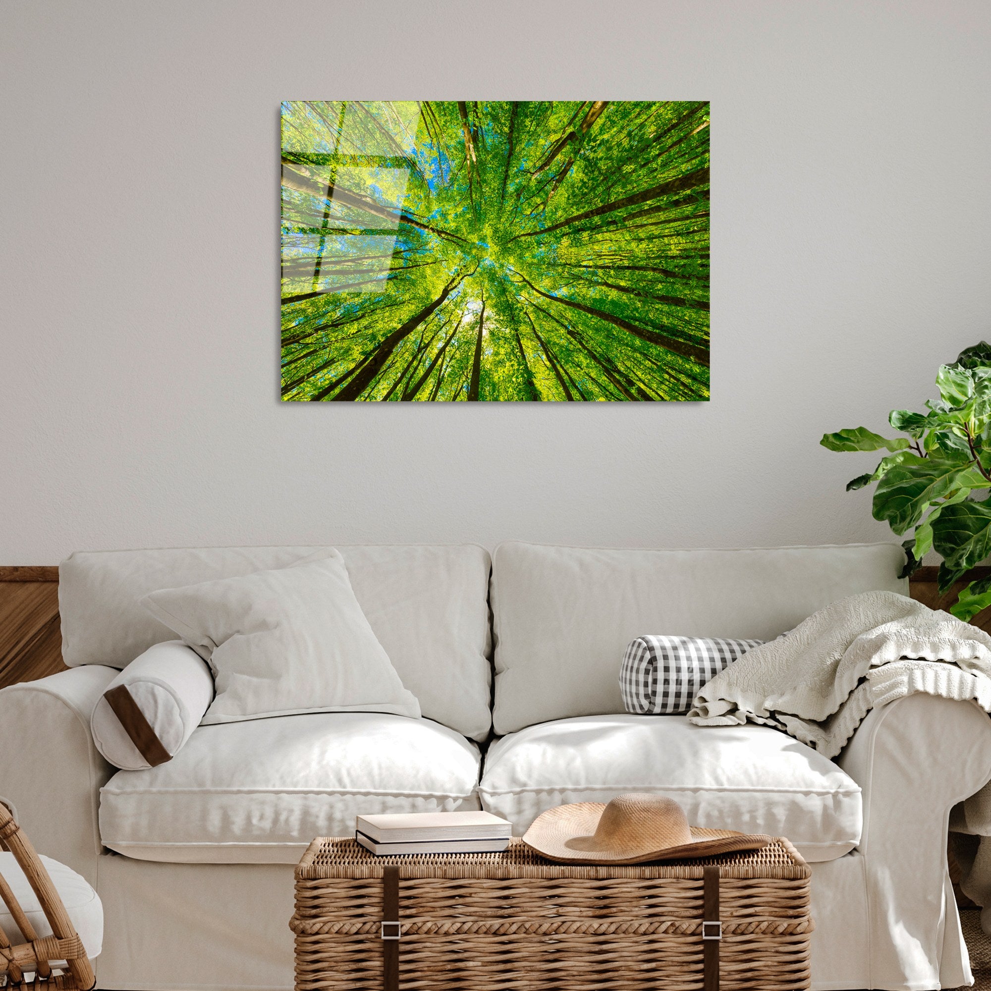 Quadro Decorativo em Vidro Temperado Multicolor UV-319, 50 x 70 cm (4 mm) — Brilho e Durabilidade