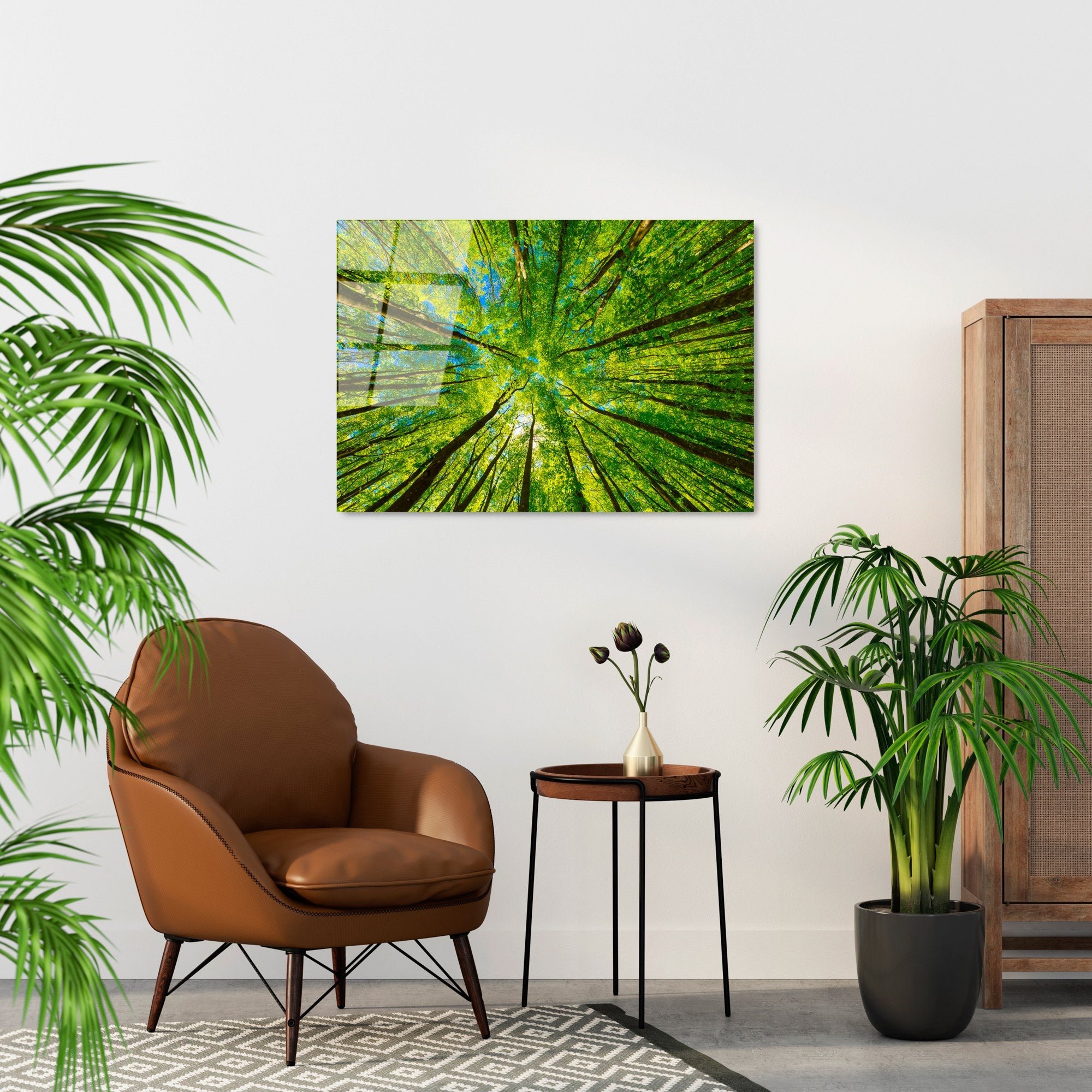 Quadro Decorativo em Vidro Temperado Multicolor UV-319, 50 x 70 cm (4 mm) — Brilho e Durabilidade