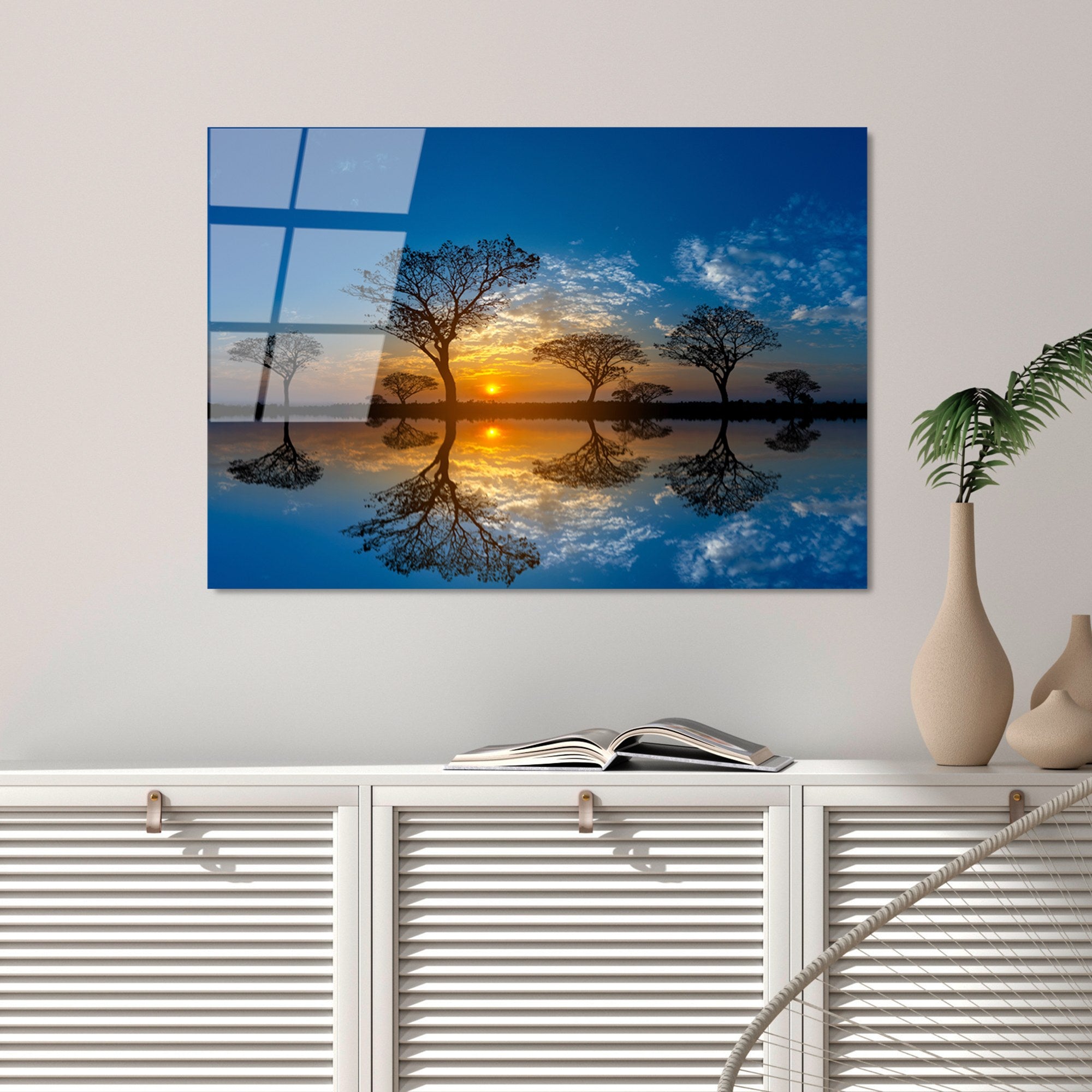 Quadro Decorativo em Vidro Temperado UV-321, 50 x 70 cm, Multicolor, 4 mm