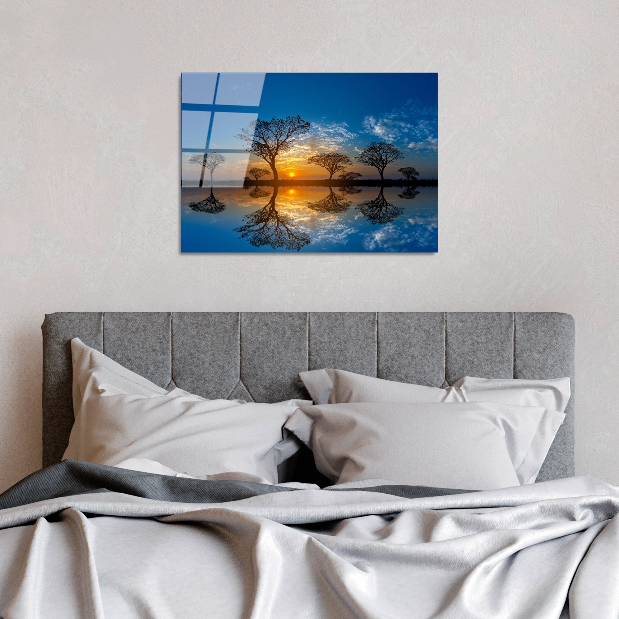 Quadro Decorativo em Vidro Temperado UV-321, 50 x 70 cm, Multicolor, 4 mm