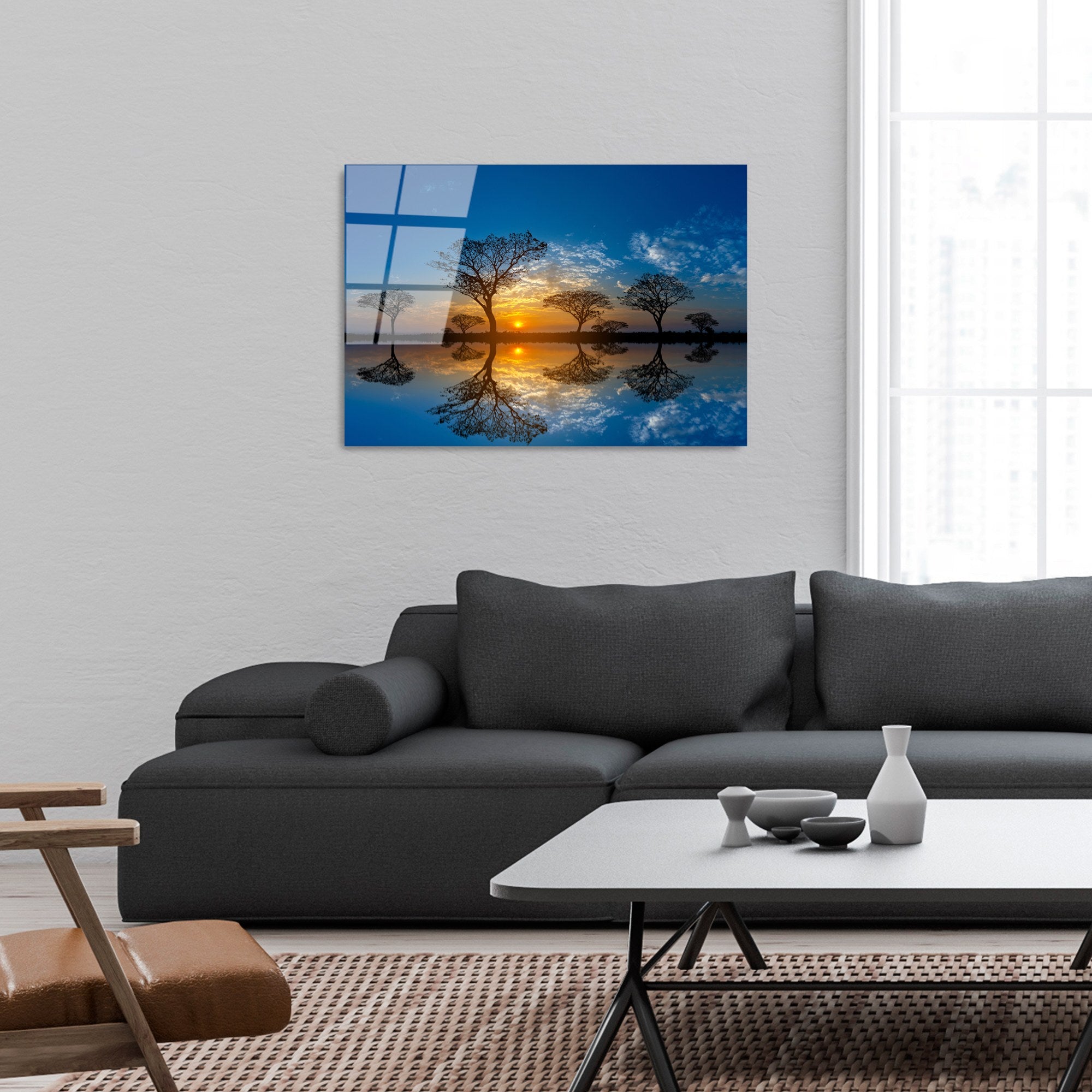 Quadro Decorativo em Vidro Temperado UV-321, 50 x 70 cm, Multicolor, 4 mm