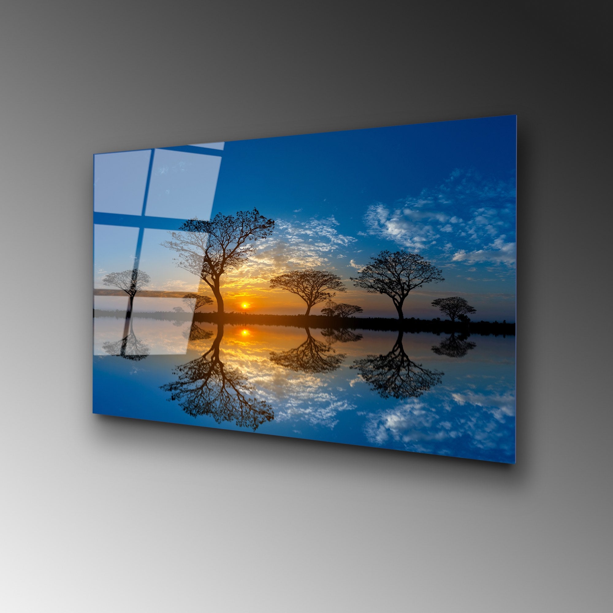 Quadro Decorativo em Vidro Temperado UV-321, 50 x 70 cm, Multicolor, 4 mm