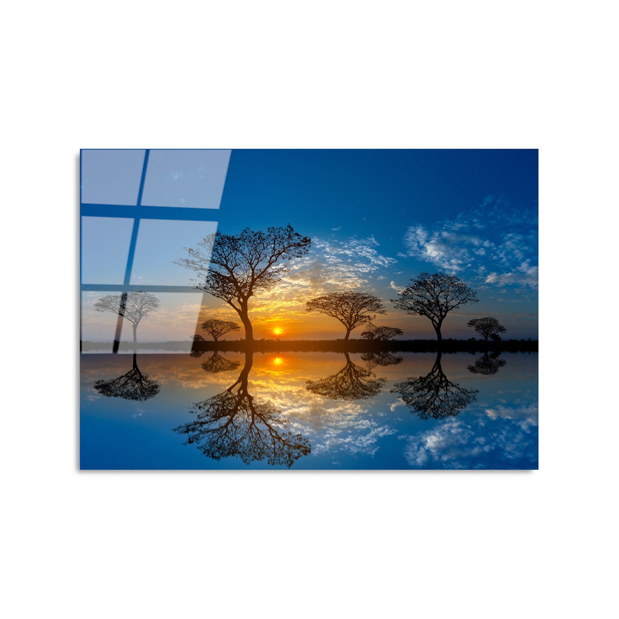 Quadro Decorativo em Vidro Temperado UV-321, 50 x 70 cm, Multicolor, 4 mm