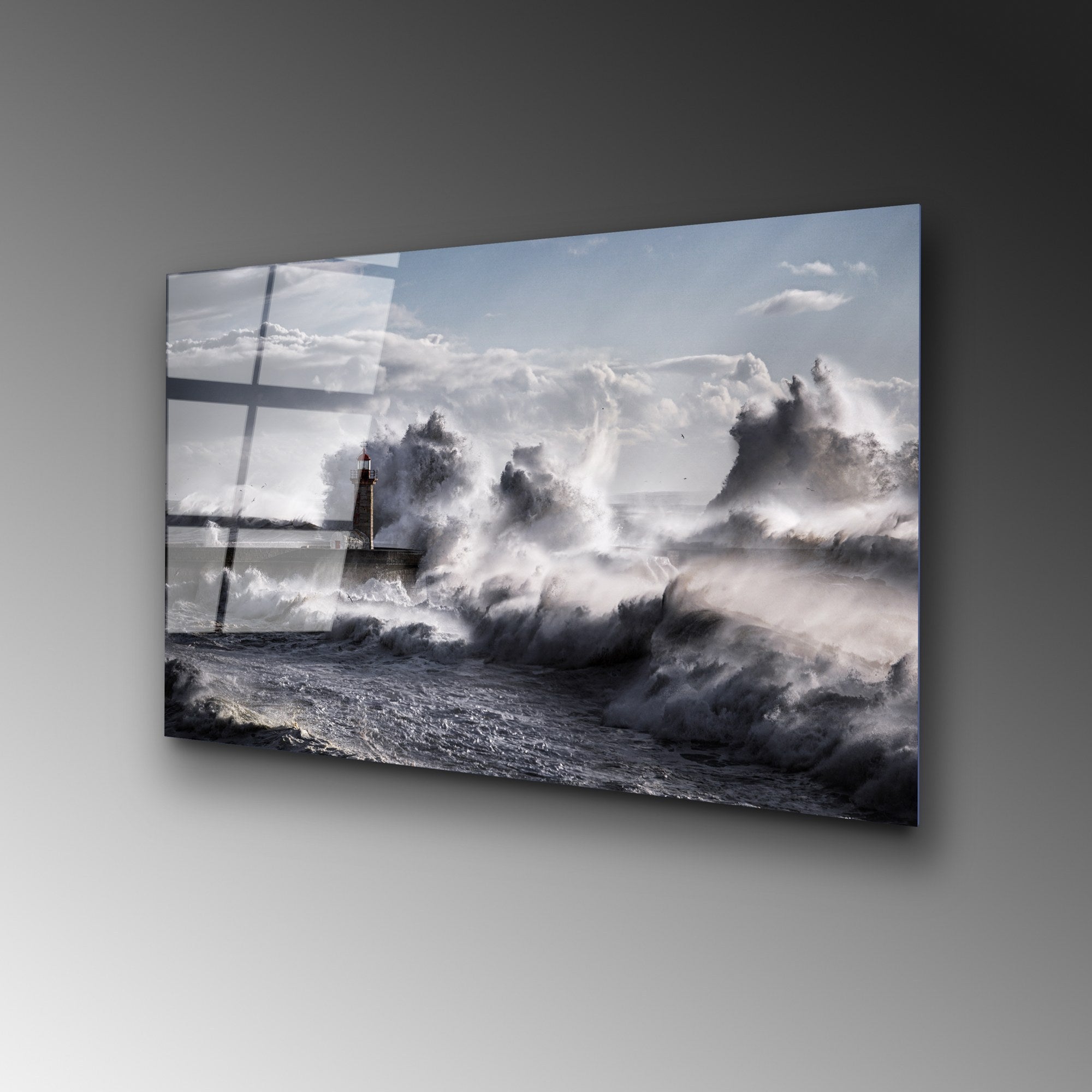 Quadro Decorativo em Vidro Temperado UV-326, 50 x 70 cm, Multicolor, 4 mm