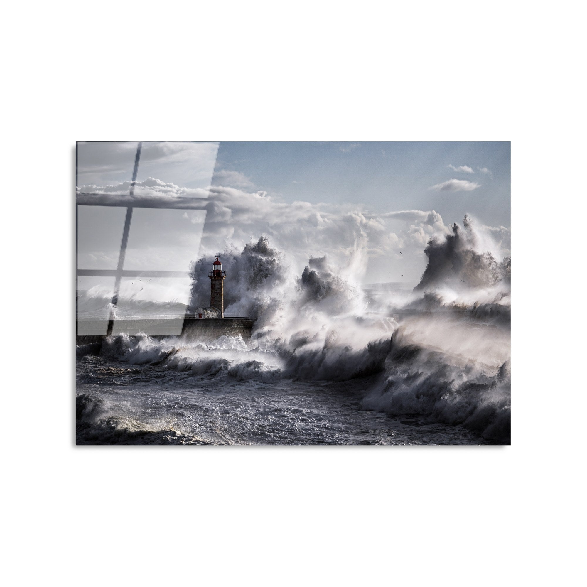 Quadro Decorativo em Vidro Temperado UV-326, 50 x 70 cm, Multicolor, 4 mm