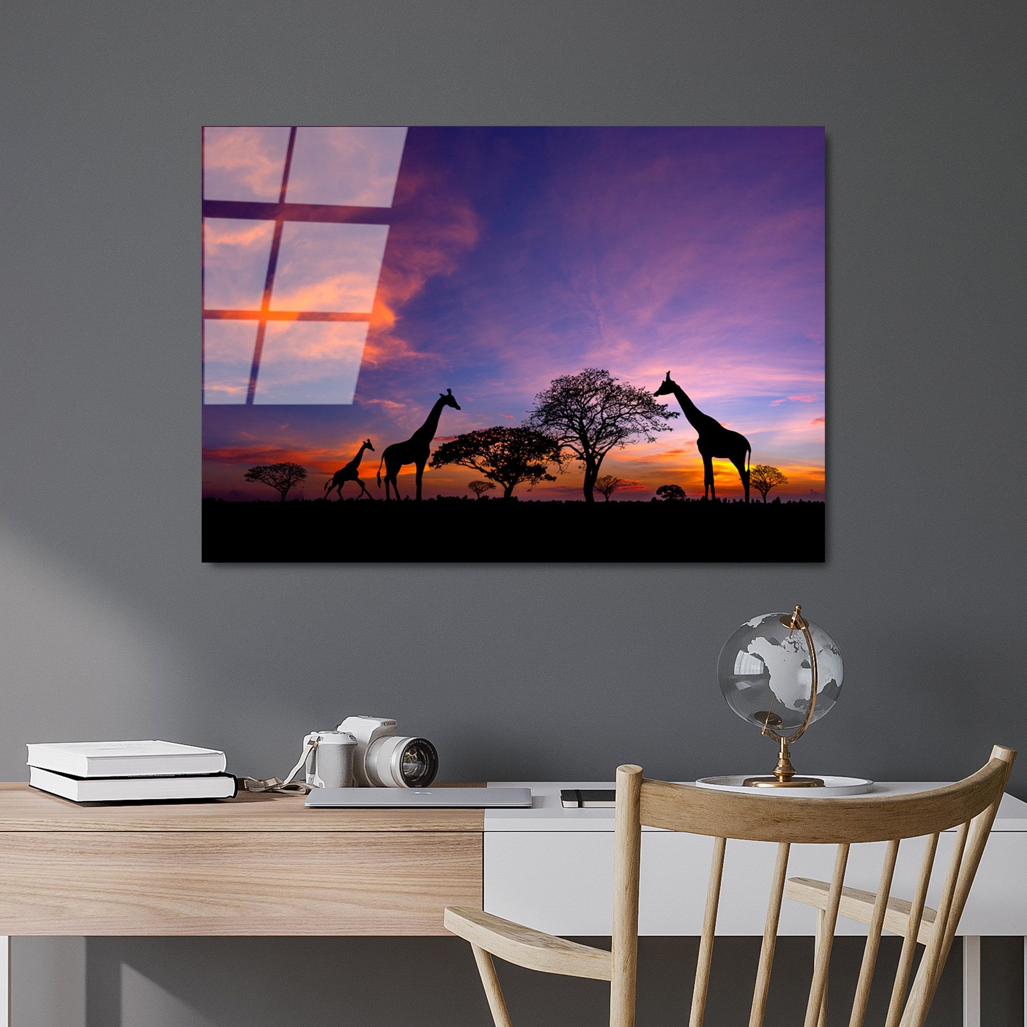 Quadro Decorativo em Vidro Temperado UV-327 Multicolor 50 x 70 cm (4 mm)