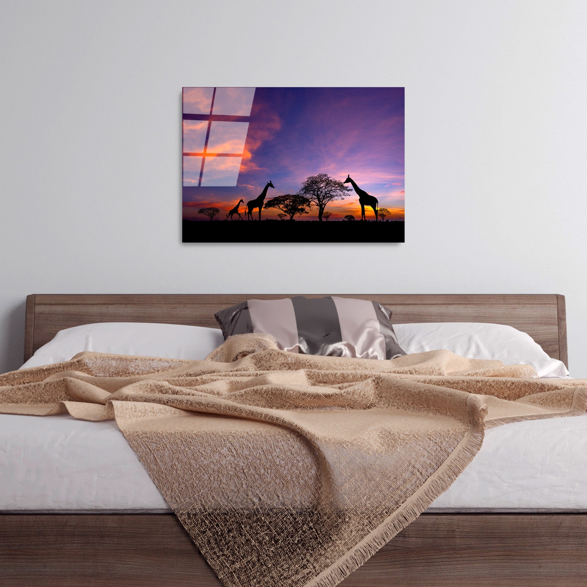 Quadro Decorativo em Vidro Temperado UV-327 Multicolor 50 x 70 cm (4 mm)