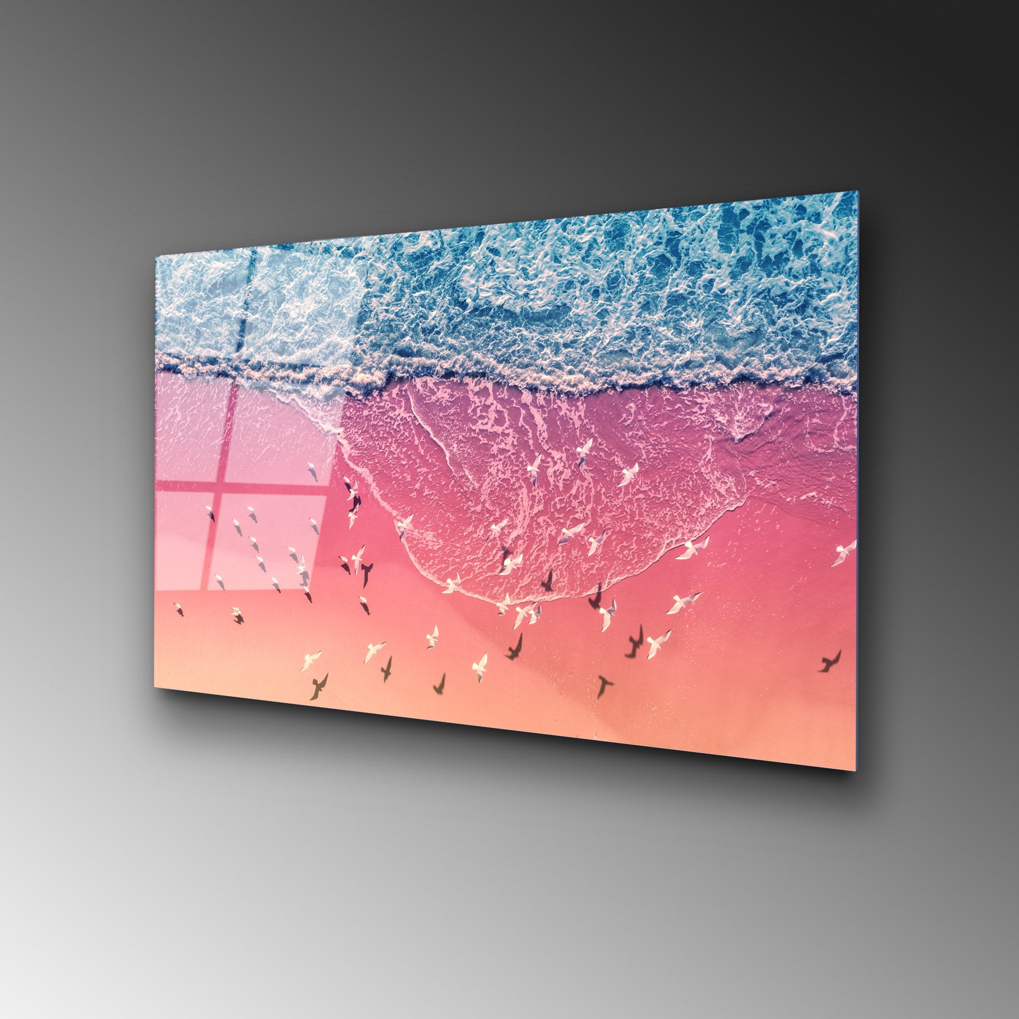 Quadro Decorativo em Vidro Temperado 4 mm 50x70 cm Multicolor – UV-328 (Ref. 123BZM1422)