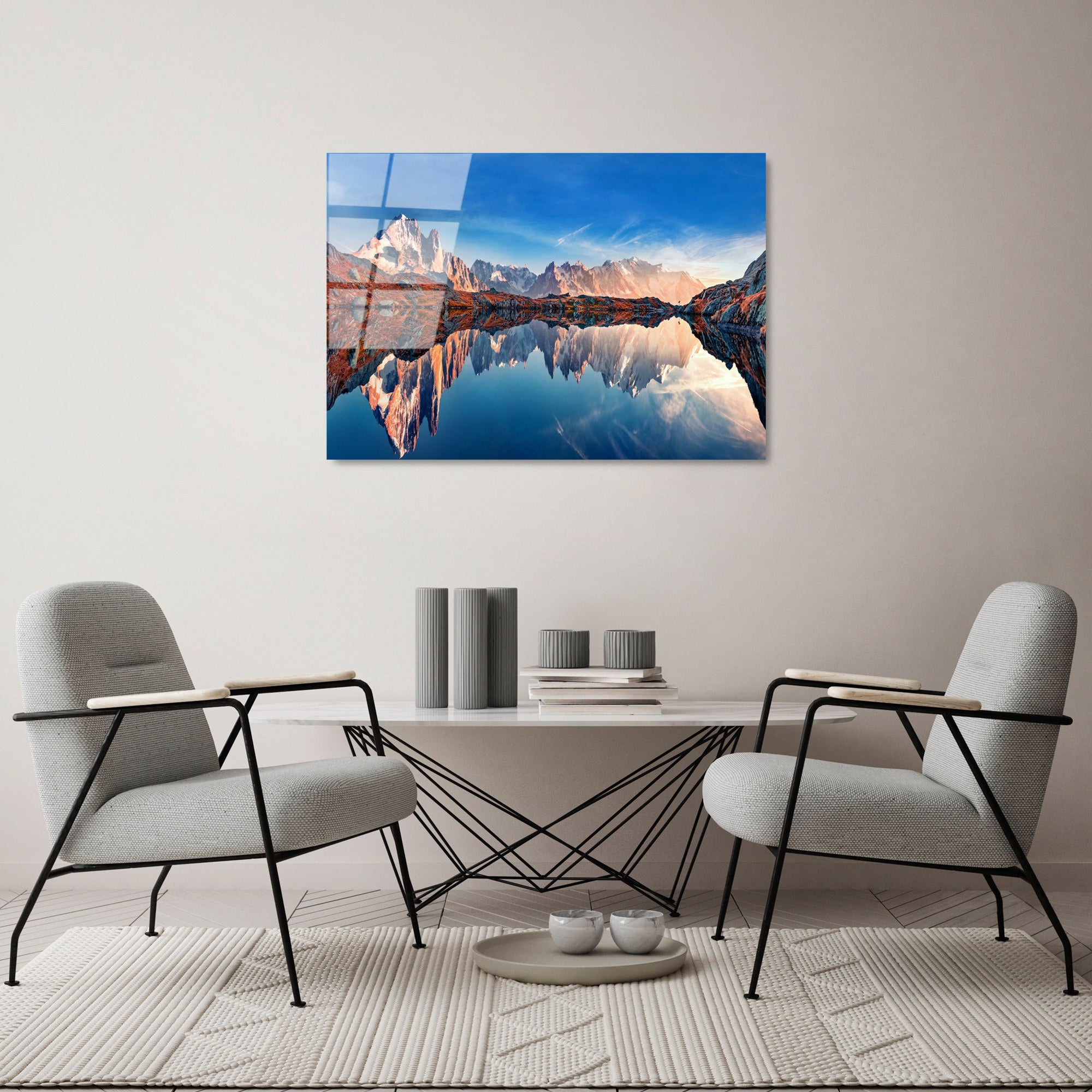 Quadro Decorativo em Vidro Temperado UV-329 50 x 70 cm Multicolor (4 mm)