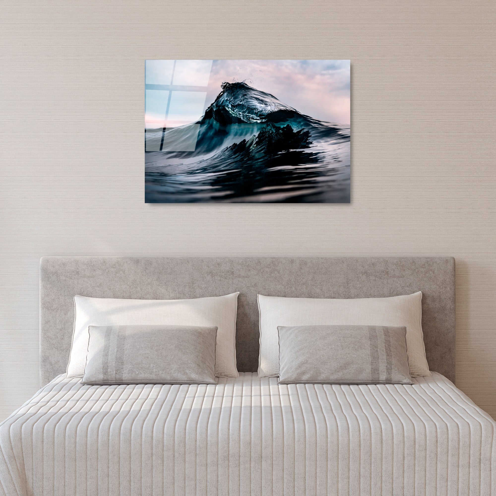 Quadro Decorativo em Vidro Temperado 50x70 cm Multicolor (4 mm) | UV-330 | 123BZM1424