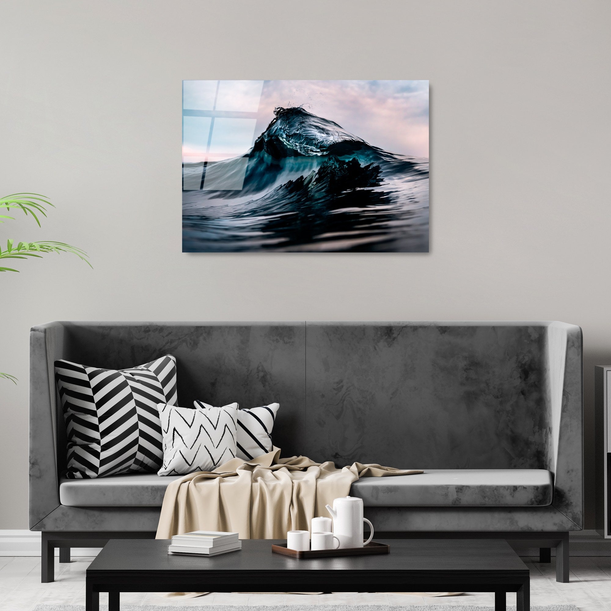 Quadro Decorativo em Vidro Temperado 50x70 cm Multicolor (4 mm) | UV-330 | 123BZM1424