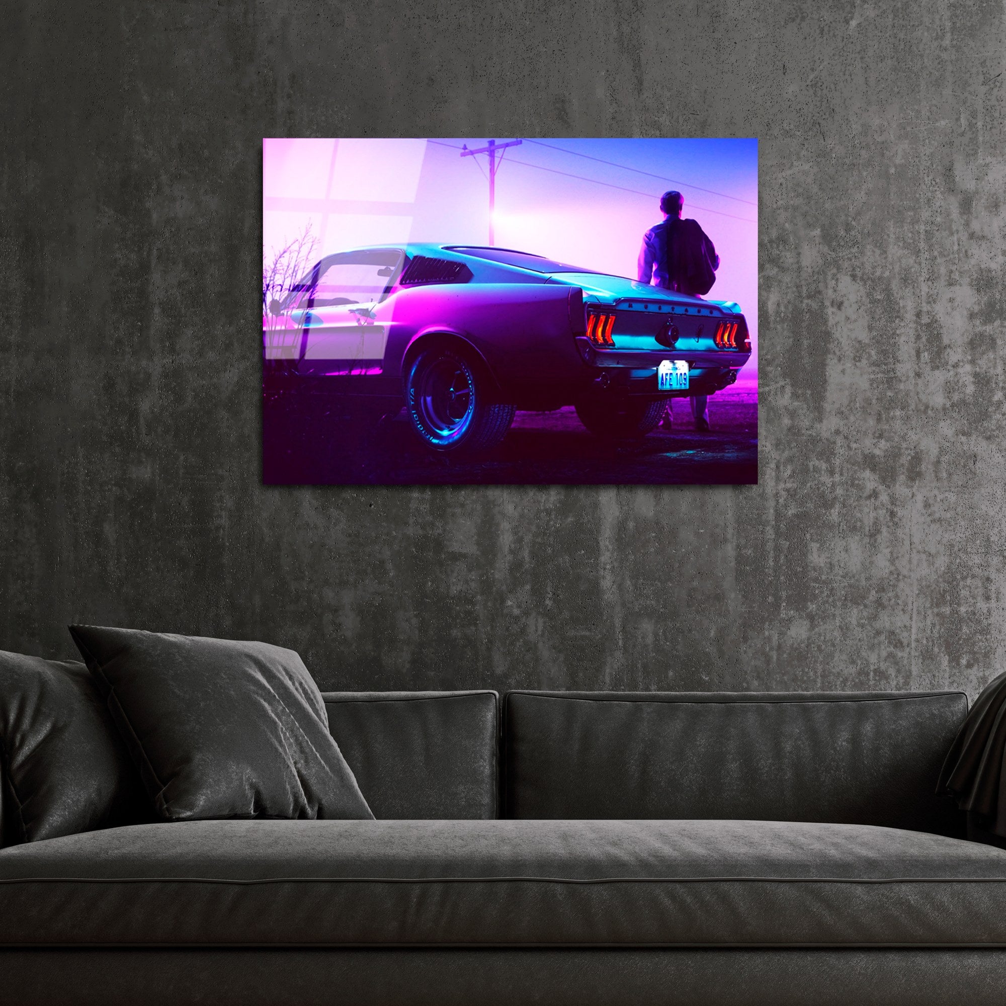 Quadro Decorativo em Vidro Temperado 50x70 cm (4 mm) - Multicor - UV-331