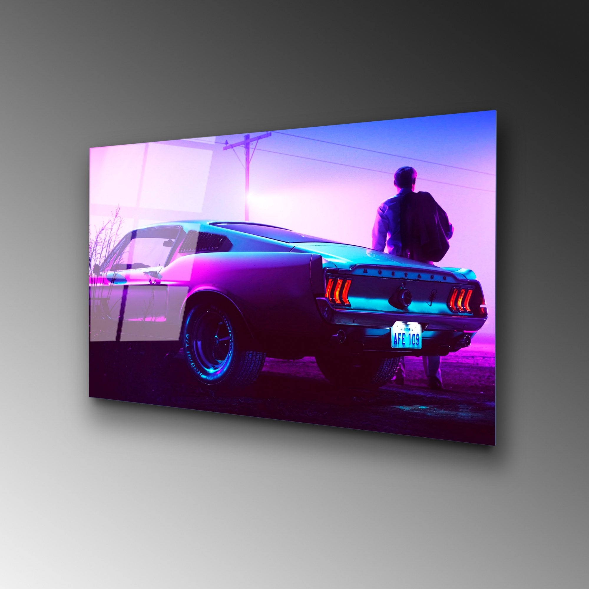 Quadro Decorativo em Vidro Temperado 50x70 cm (4 mm) - Multicor - UV-331