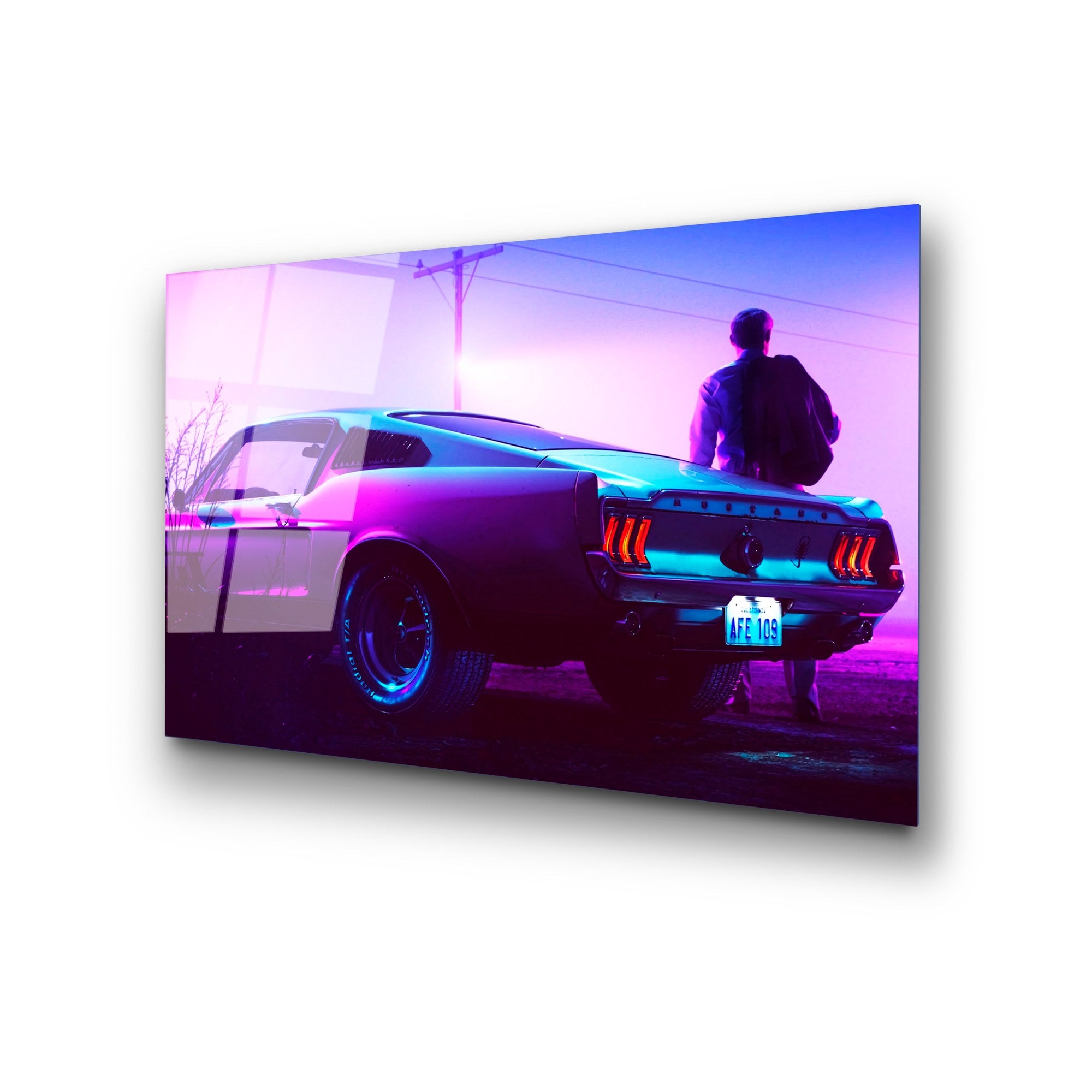 Quadro Decorativo em Vidro Temperado 50x70 cm (4 mm) - Multicor - UV-331