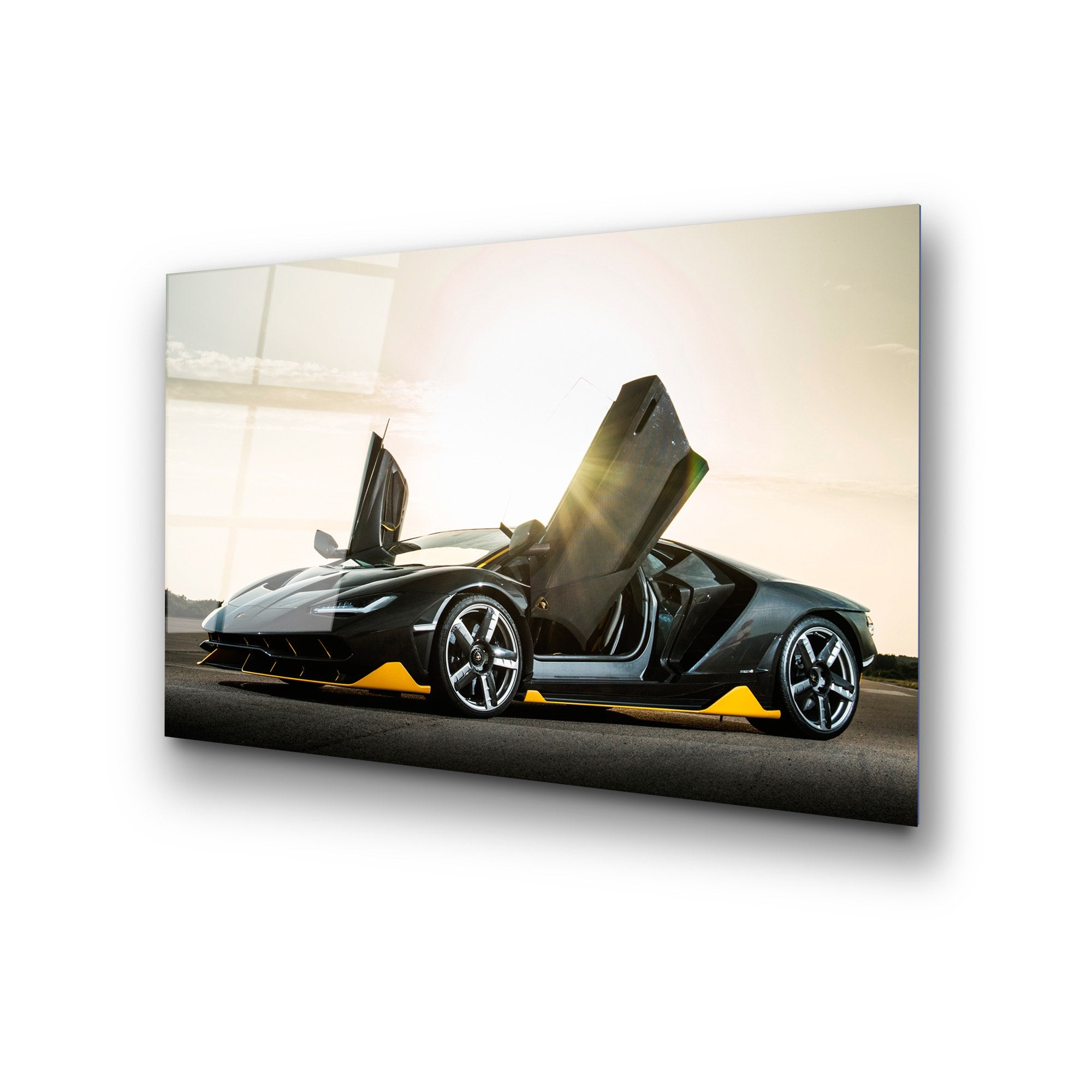 Quadro Decorativo em Vidro 100% Temperado UV-332, 50 x 70 cm, Multicolor, 4 mm