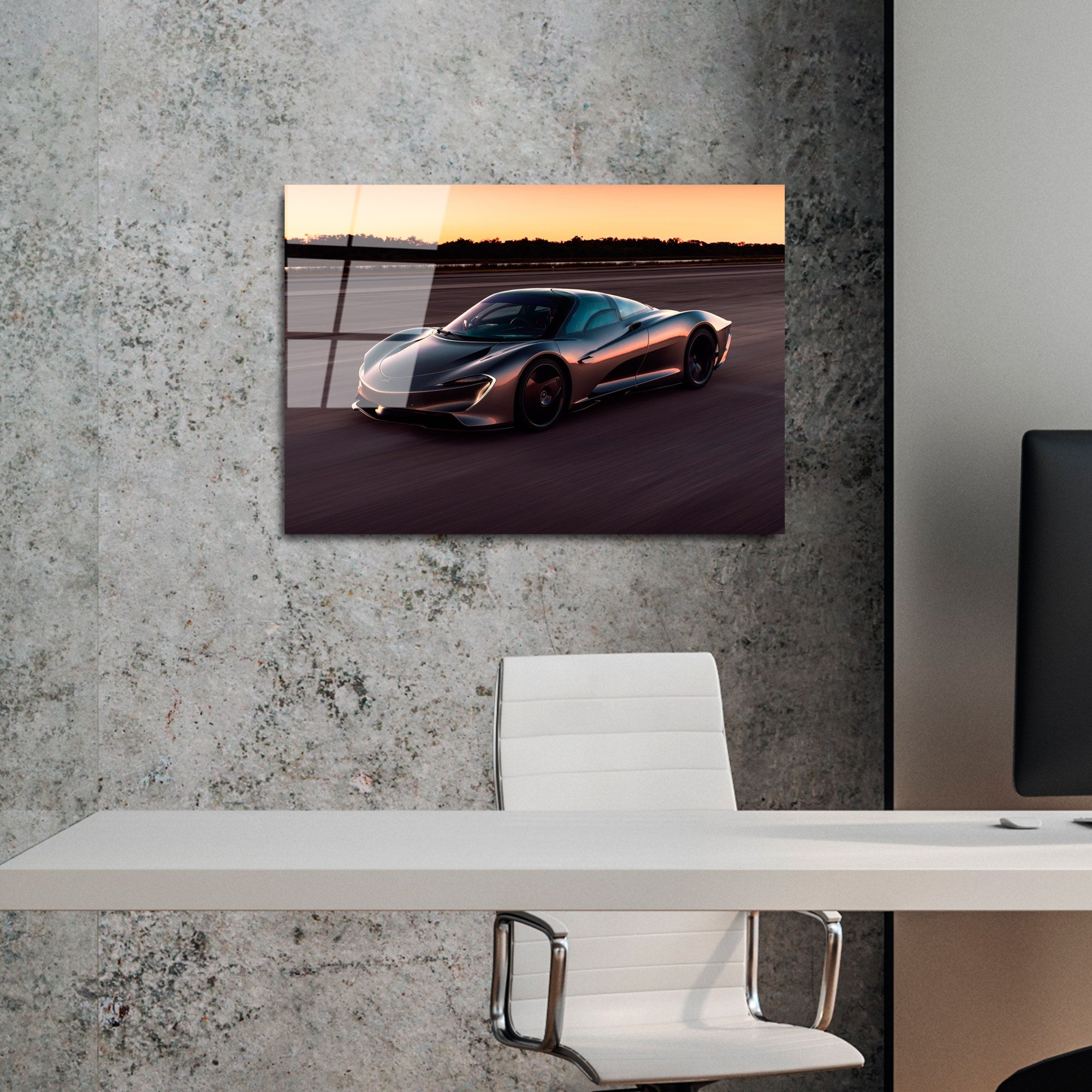 Quadro Decorativo em Vidro Temperado 100% UV-333, Multicolor, 50 x 70 cm (4 mm)