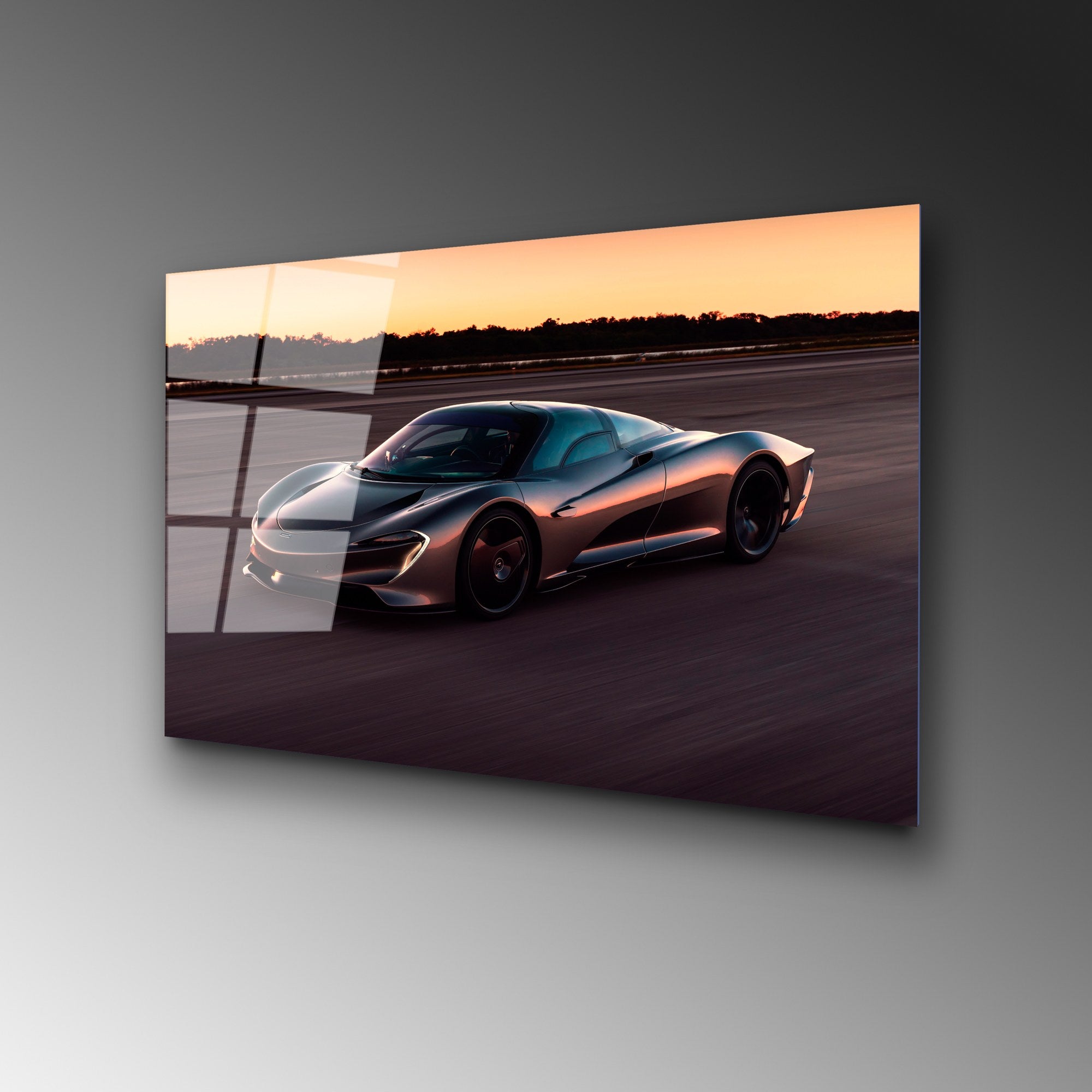 Quadro Decorativo em Vidro Temperado 100% UV-333, Multicolor, 50 x 70 cm (4 mm)