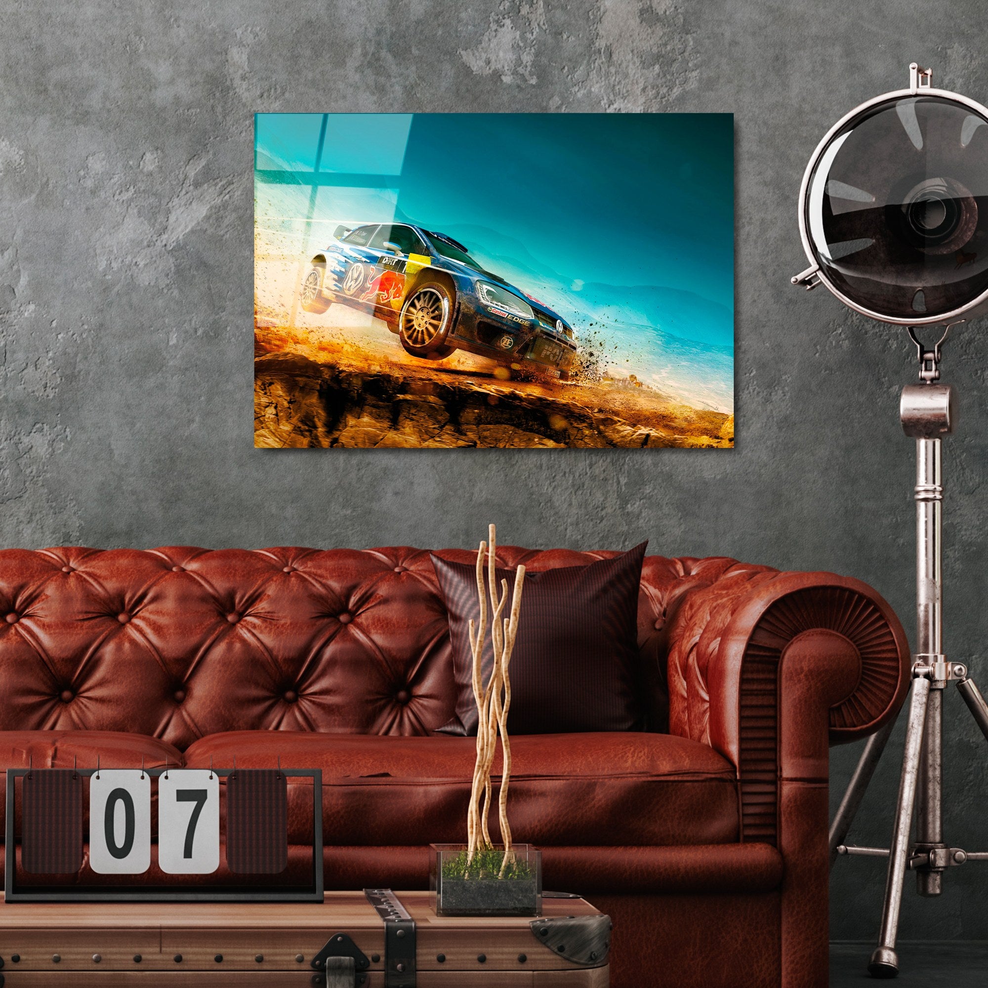 Quadro Decorativo em Vidro Temperado Multicolor UV-334 — 50 x 70 cm (4 mm)