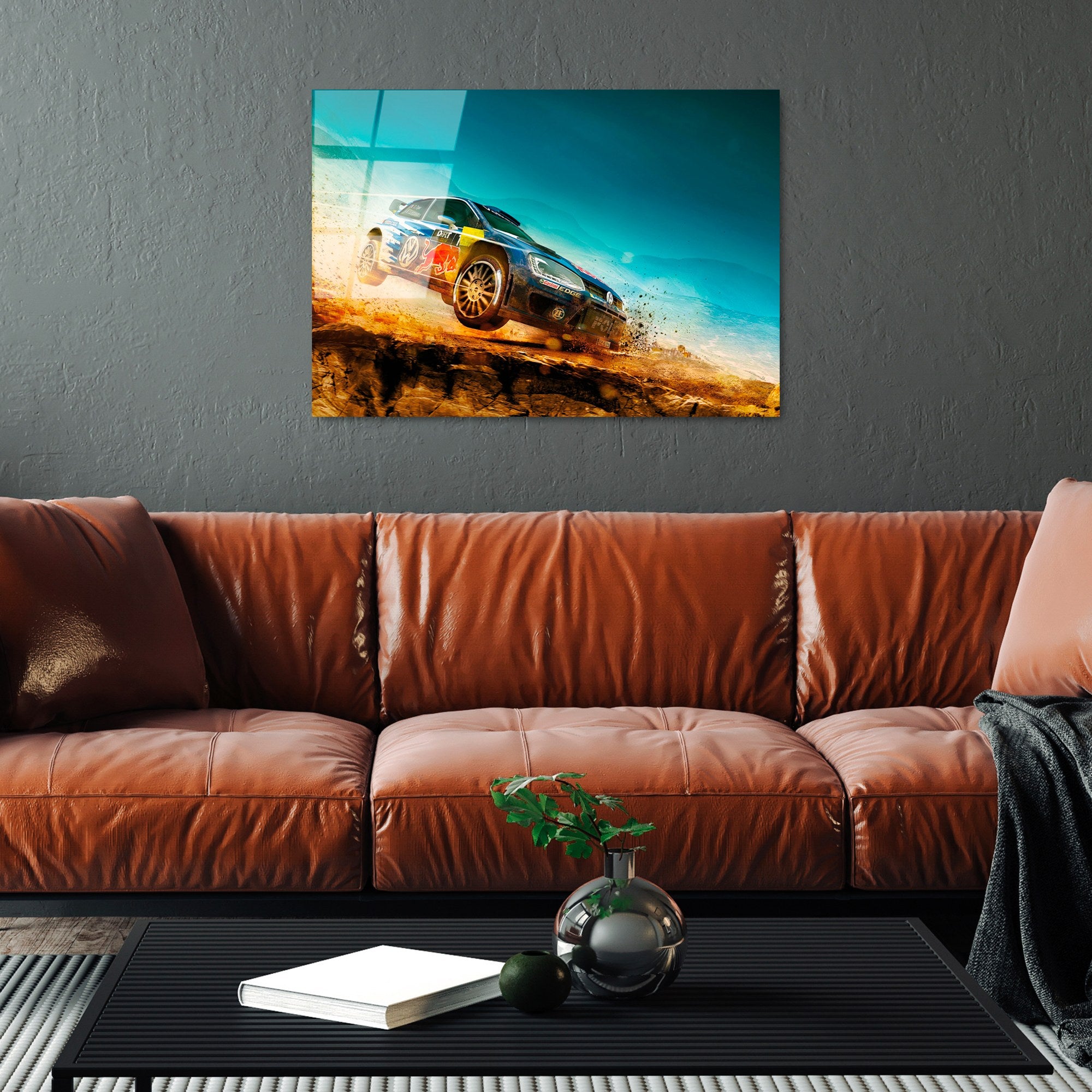 Quadro Decorativo em Vidro Temperado Multicolor UV-334 — 50 x 70 cm (4 mm)